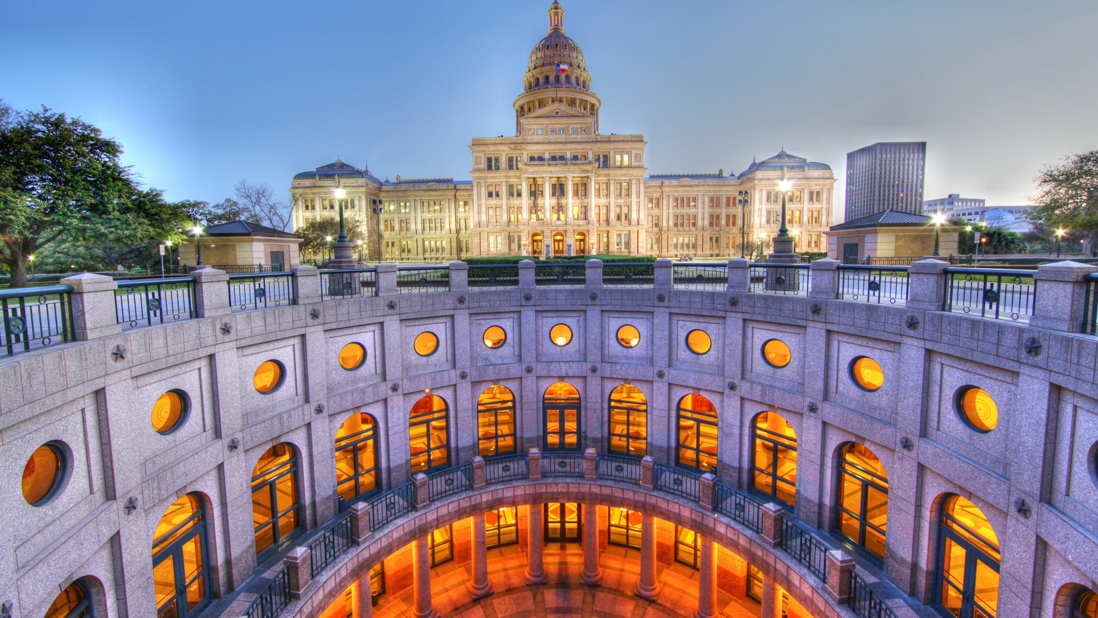 壁紙 3840x2160 アメリカ合衆国 住宅 Texas State Capitol オースティン 都市 ダウンロード 写真