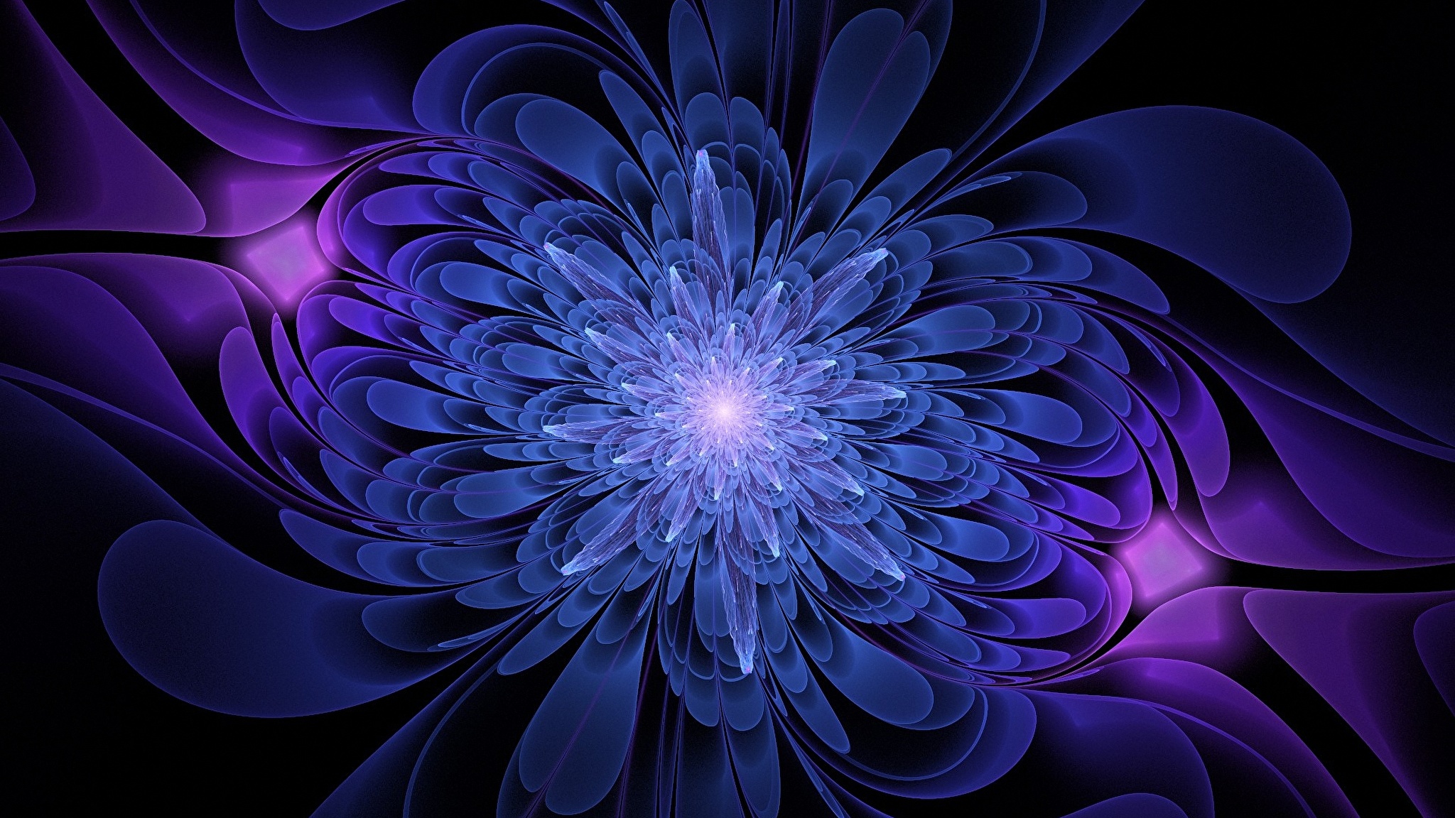 Красивый цветок на фон телефона. Фрактал Лотос. Синие цветы. Цветы абстракция. Темно синие цветы.