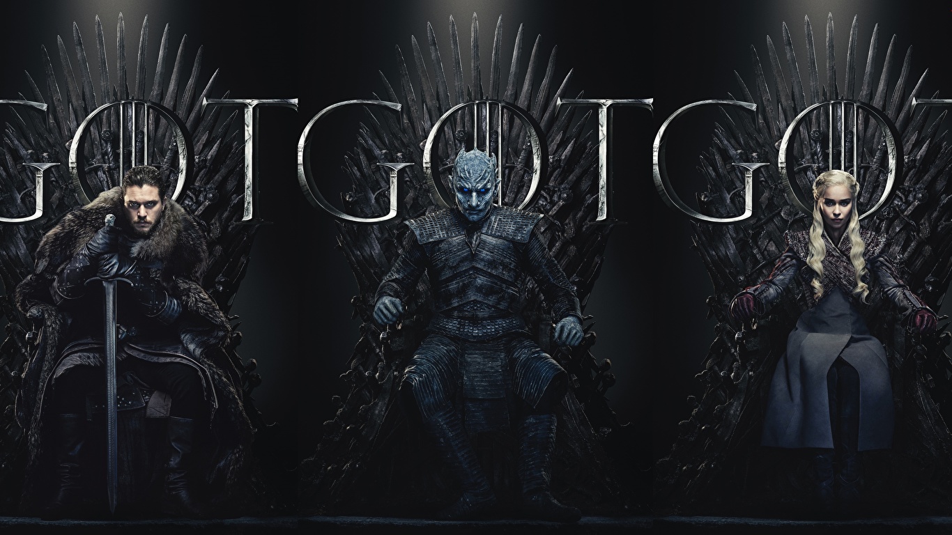 Wallpaper Game Of Thrones 8 Movies Sit Three 3 1366x768