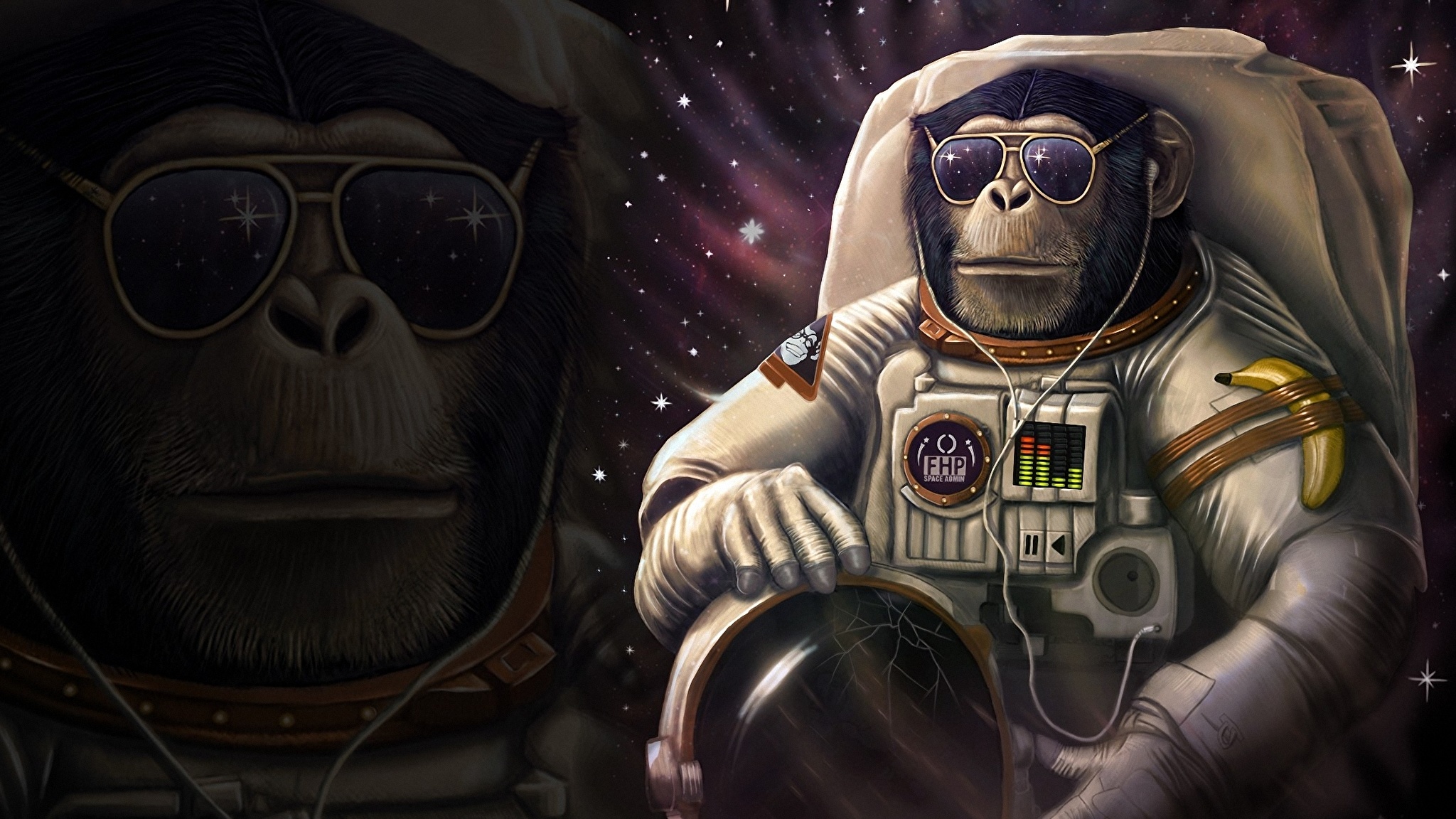 Space monkey. Обезьяна в скафандре. Обезьяна космонавт. Обезьяны в космосе. Космонавт арт.