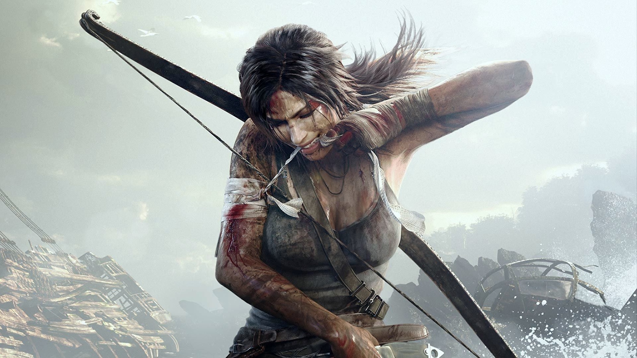 Игра где связывают девушку. Tomb Raider Definitive Edition. Tomb Raider ps4. Tomb Raider 2013.