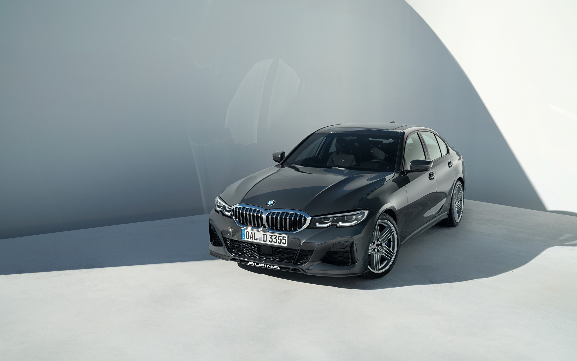 Afbeelding BMW 2020 Alpina D3S Worldwide Grijs Auto 1920x1200 grijze auto's automobiel