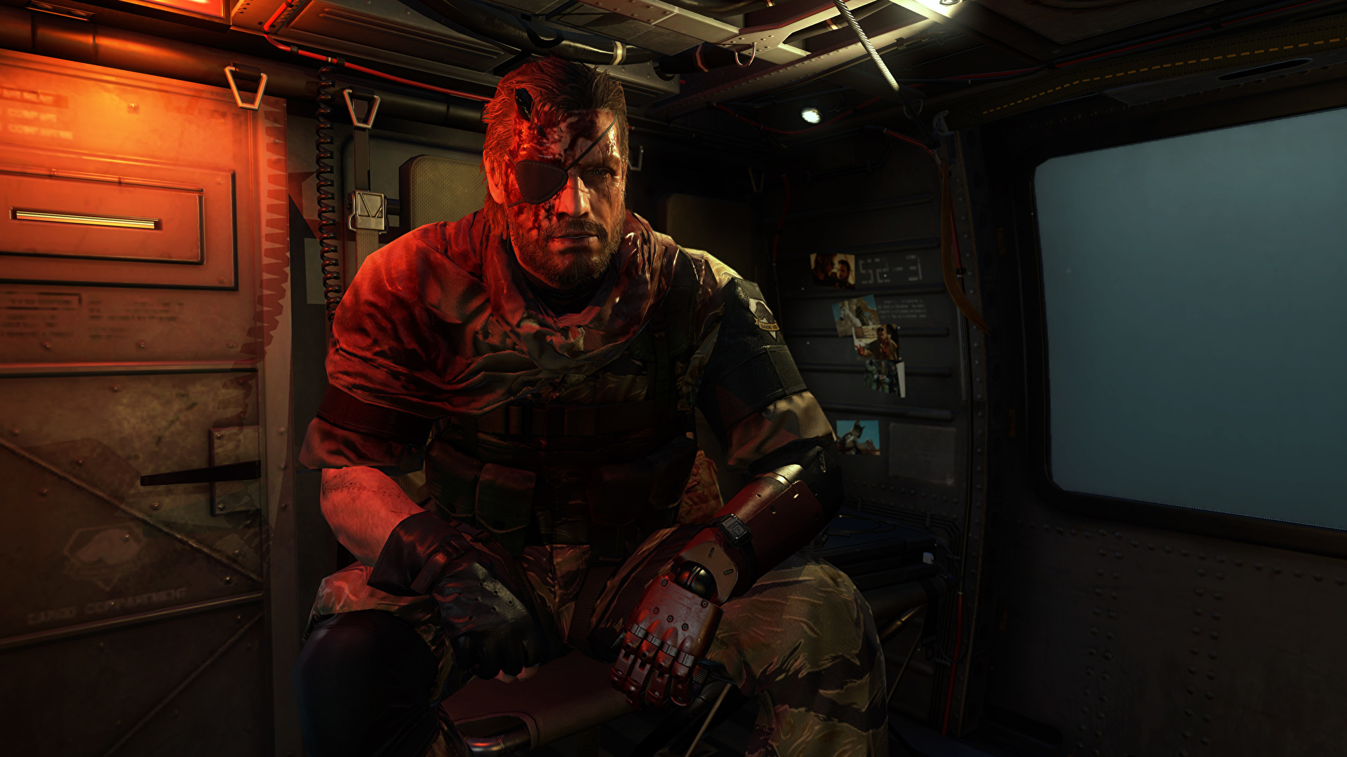 zdjęcia Metal Gear mężczyzna opaską na oku Solid V, Solid Snake Grafika 3D Gry wideo 1920x1080 Mężczyźni Opaska na oko gra wideo komputerowa