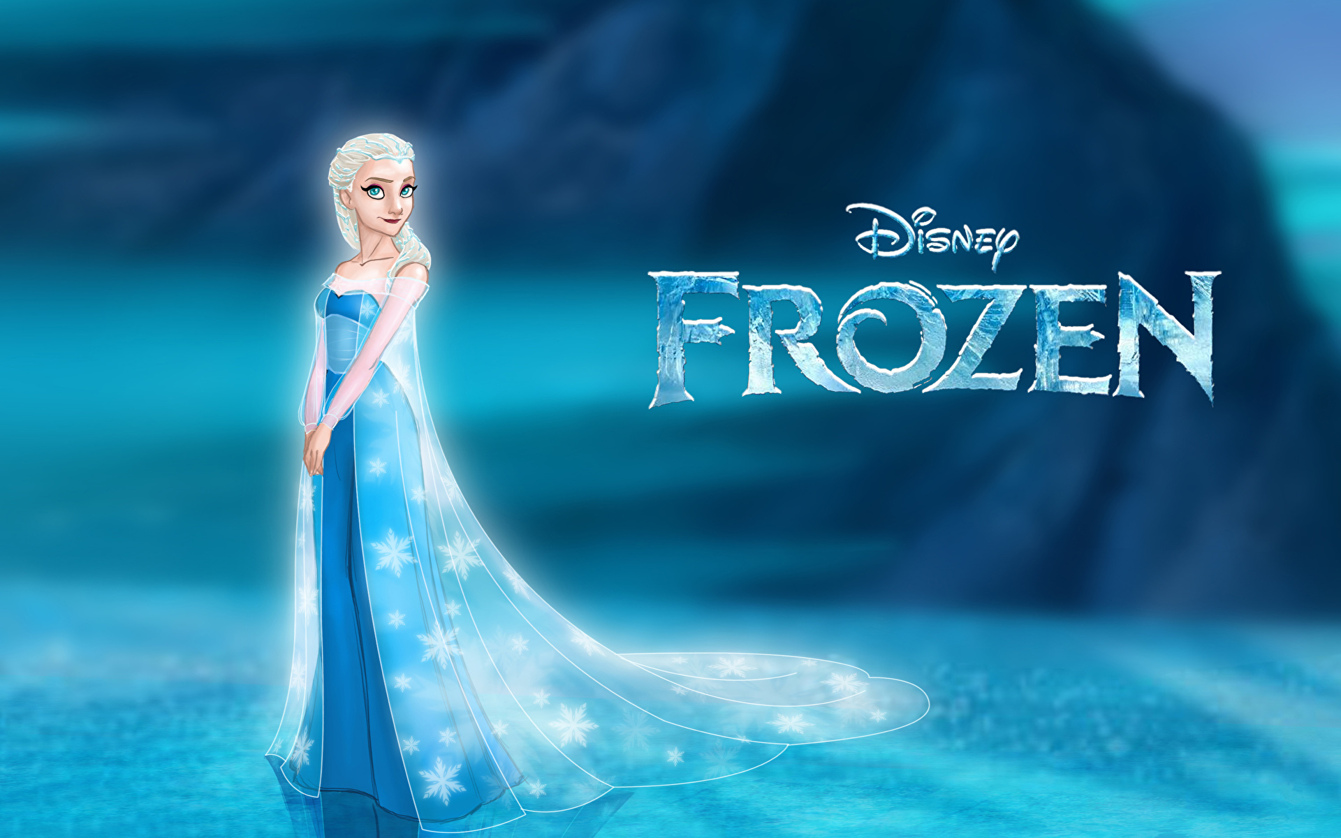 1920x1200 Disney La Reine des neiges film 2013 Elsa Les robes Dessins animés