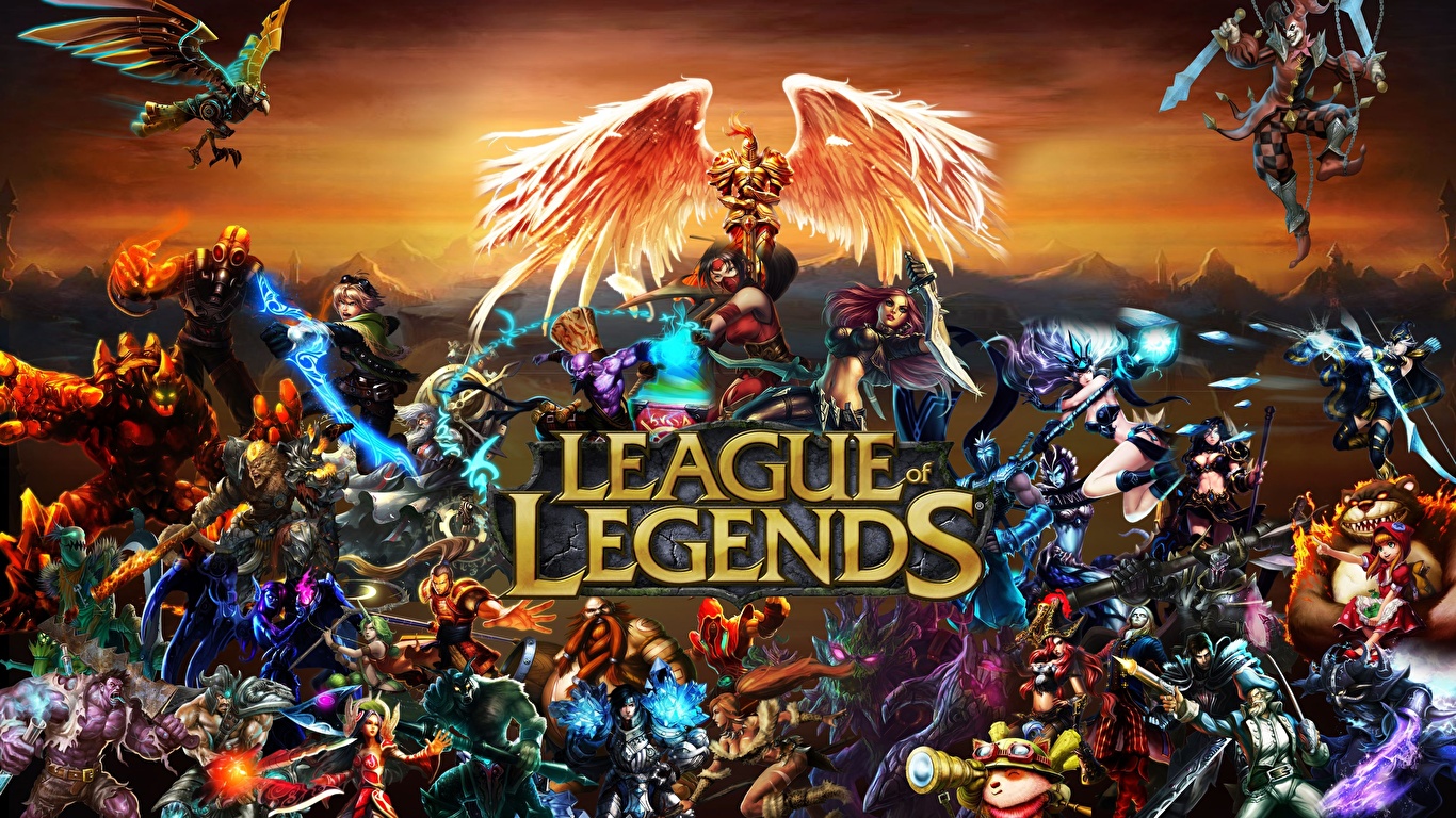 Picture League of Legends Games 1366x768