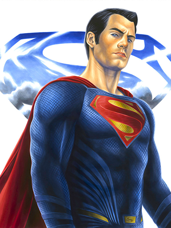 Foto's Superman held Mannen Fantasy 600x800 voor Mobiele telefoon een man