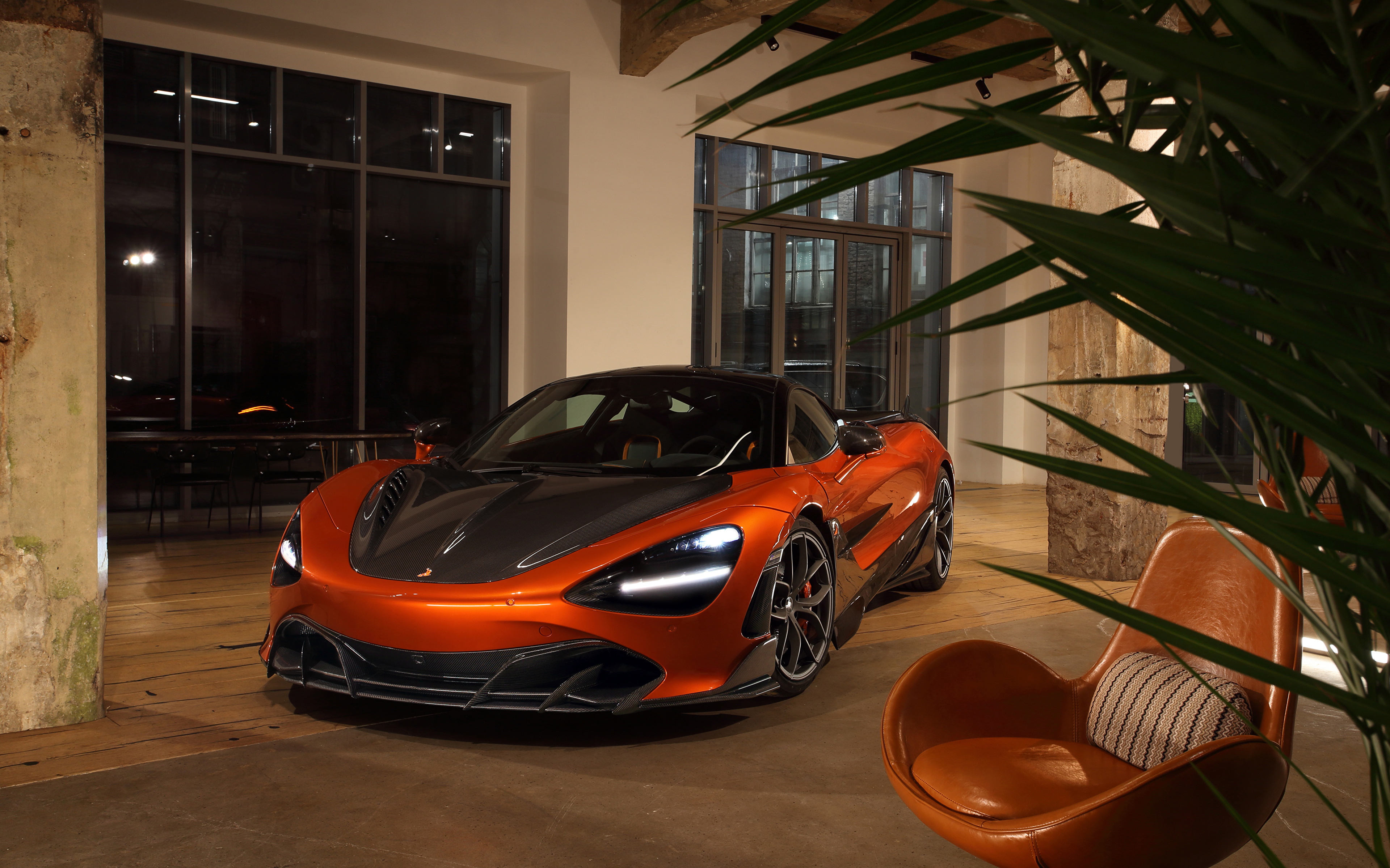3840x2400 McLaren 2020-21 TopCar 720S Fury Orange Métallique voiture, automobile Voitures