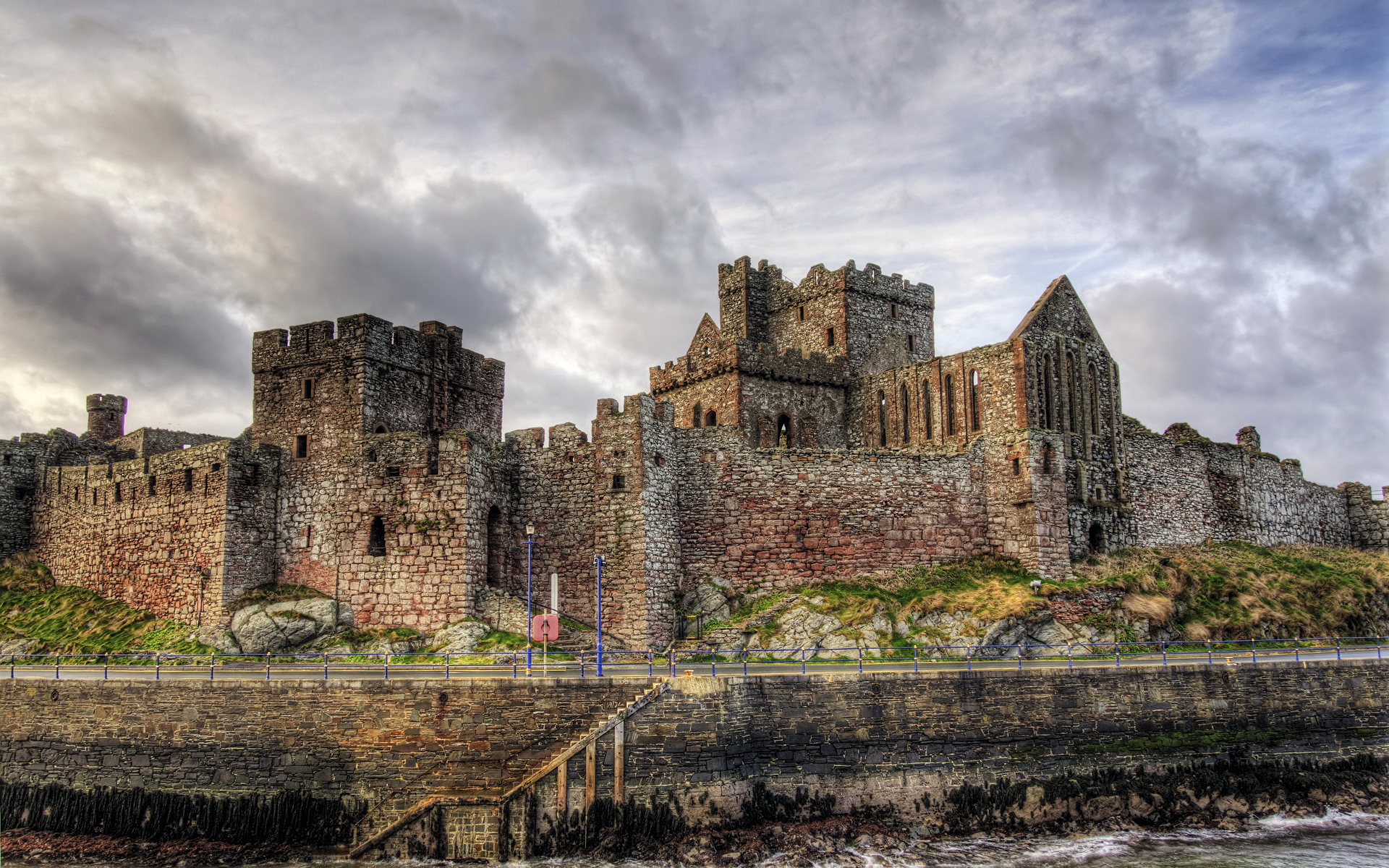 Pictures United Kingdom Peel Isle of Man Castles Cities 1920x1200