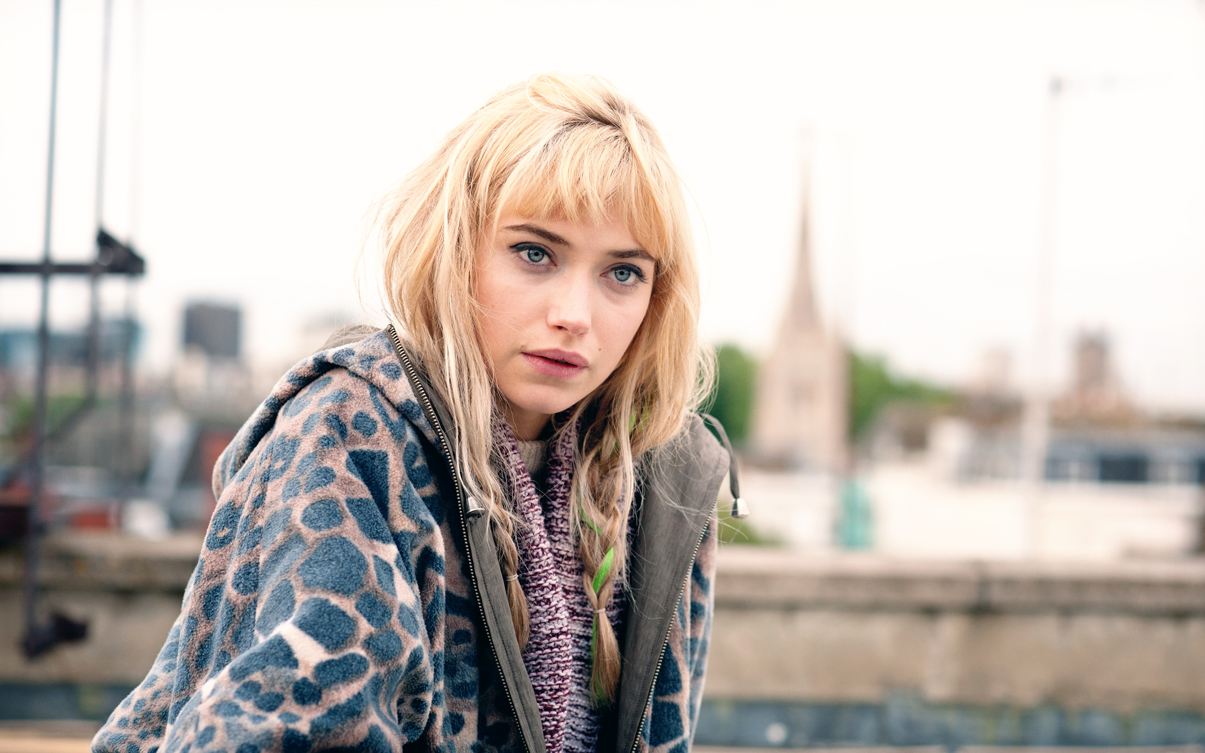 Фотография блондинок Imogen Poots A Long Way Down Фильмы 3840x2400