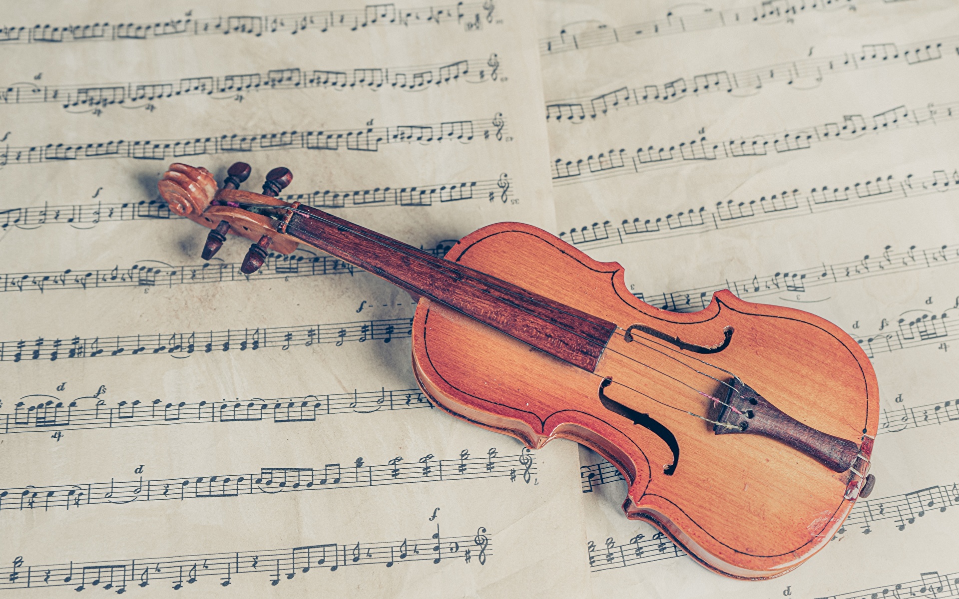 1920x1200 Nota musical Instrumento musical Violino