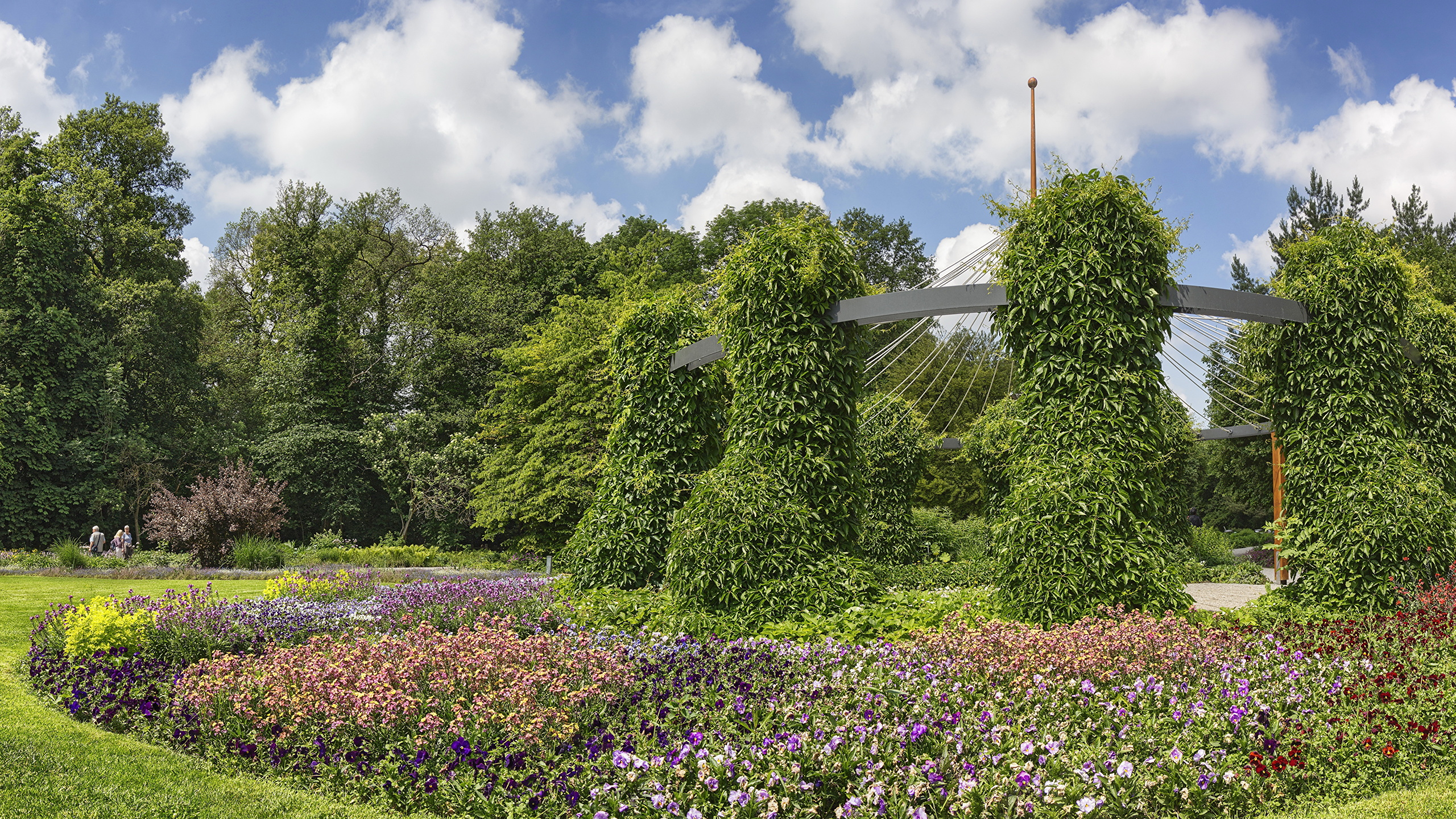 Pictures Germany Botanischer Garten Augsburg Nature 2560x1440