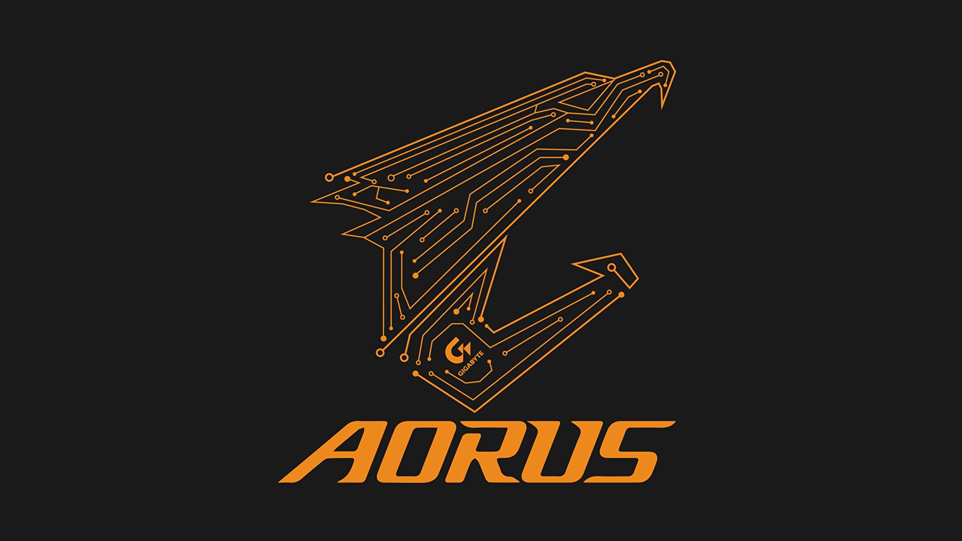 AORUS Logo (Background) Wallpaper iPhone Phone 4K #1600e