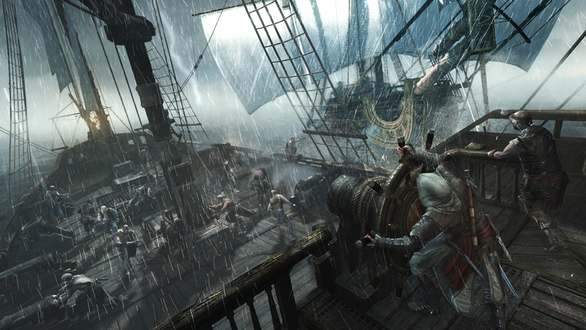 Ассасин 4 часть. Assassin's Creed 4 Black Flag. Летучий голландец ассасин Крид 4. Корабль призрак ассасин Крид 4.