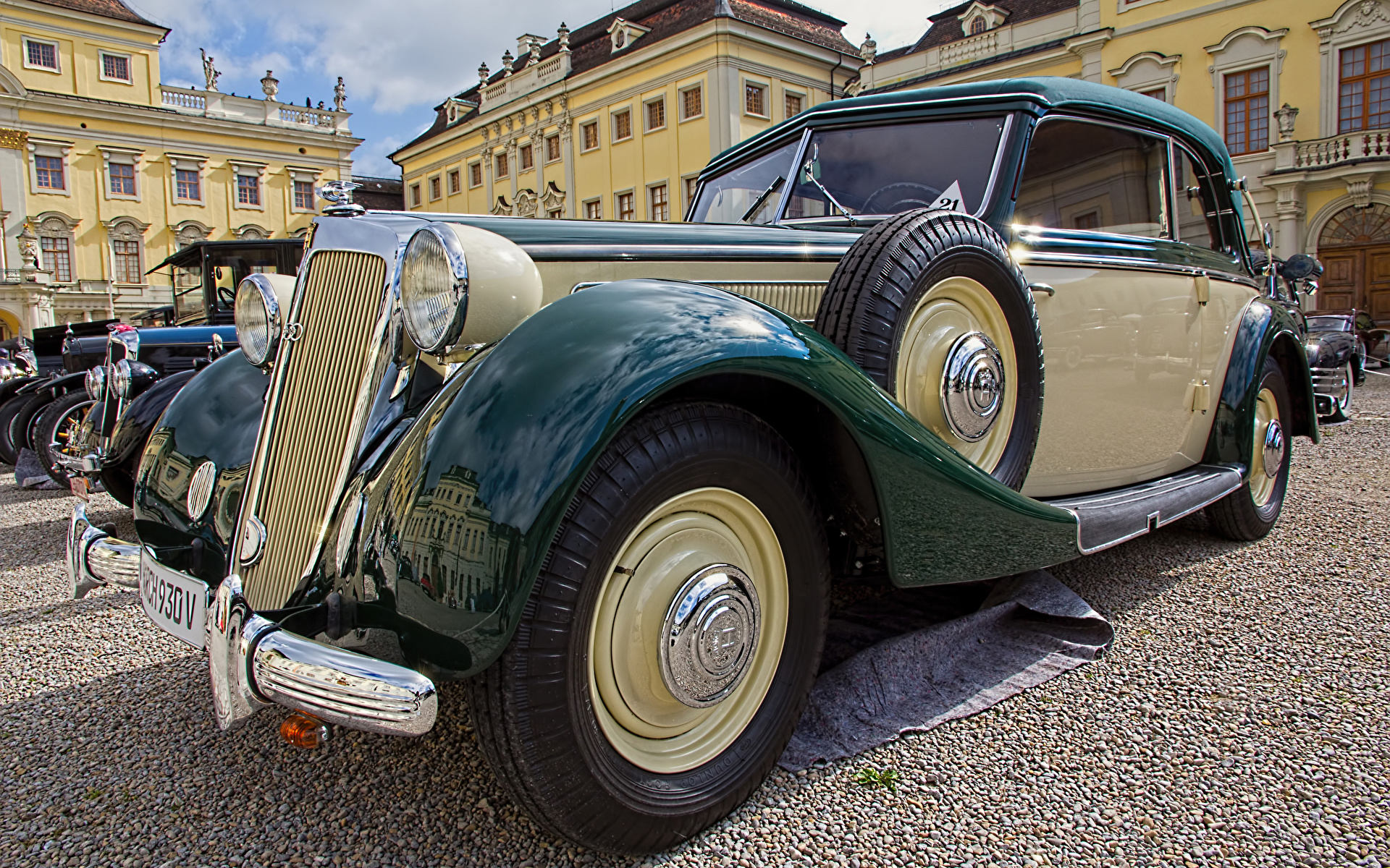 Фотографии 1939 Horch 930 V Ретро авто Металлик 1920x1200