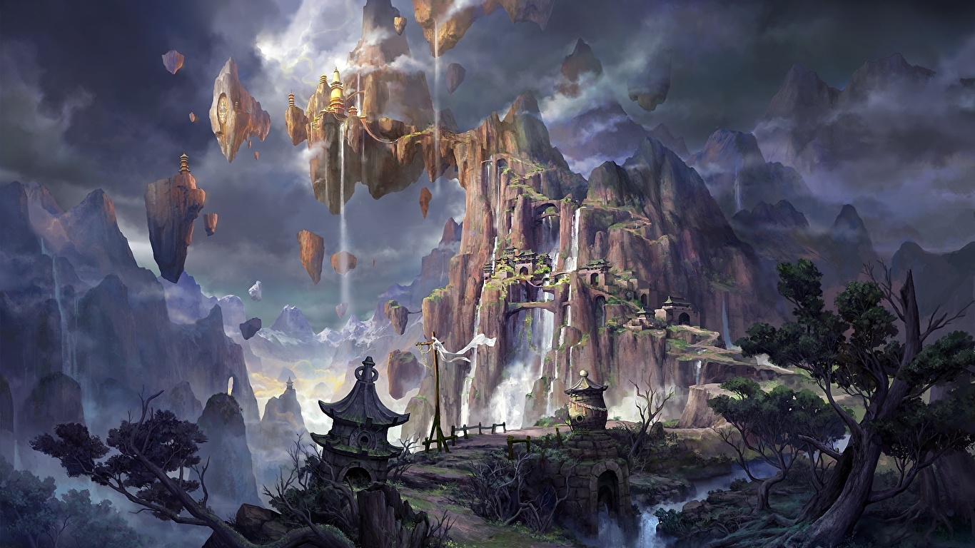 Desktop Wallpapers Fantasy Fantastic World 1366x768