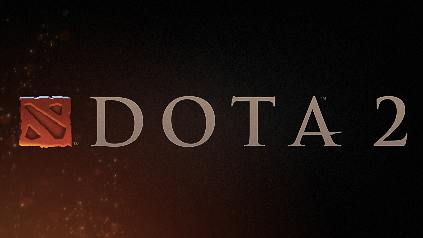 Picture Dota 2 Logo Emblem Text Games 1366x768