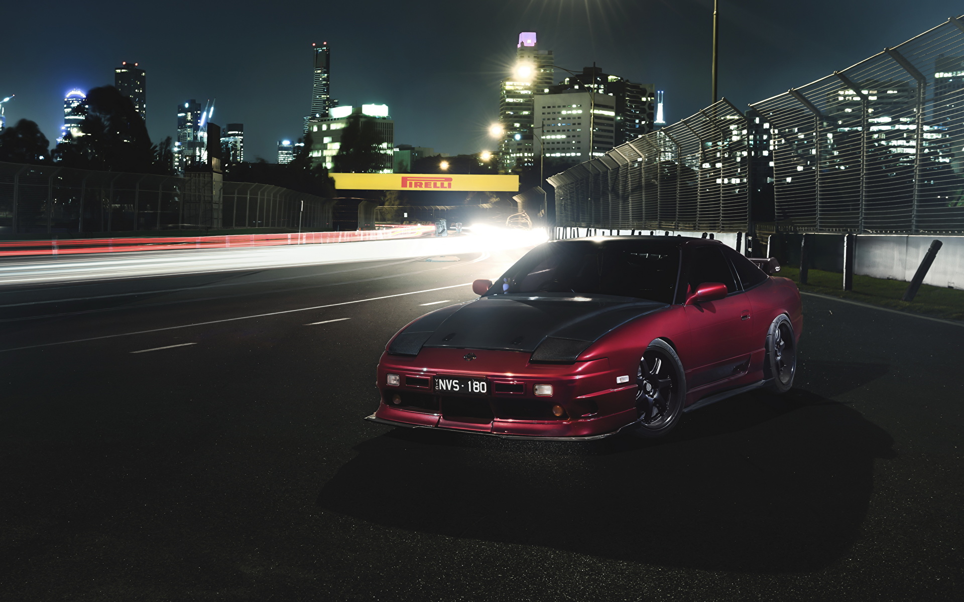 Desktop Wallpapers Nissan 180sx Wine Color Roads Auto 19x10