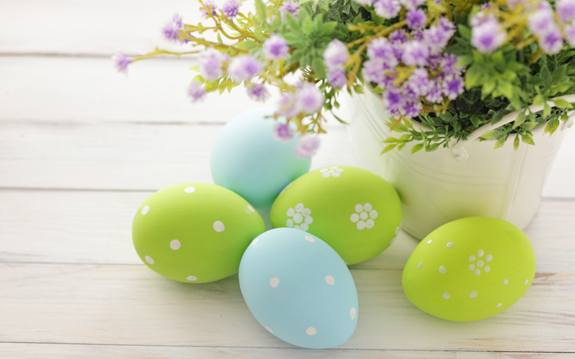 Wallpaper Easter Eggs Food 1920x1200