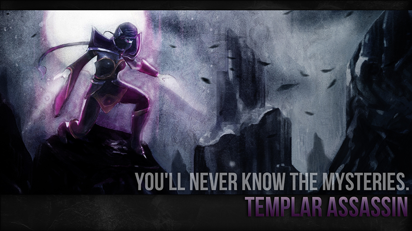 Фотография DOTA 2 Templar Assassin Lanaya волшебство эльф 1366x768