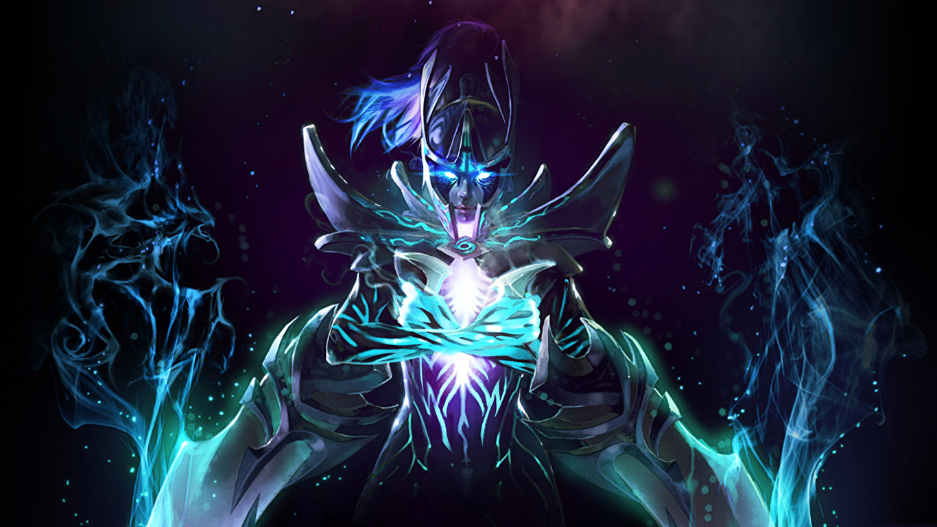 Picture Dota 2 Phantom Assassin Mortred Armour Sorcery 1366x768