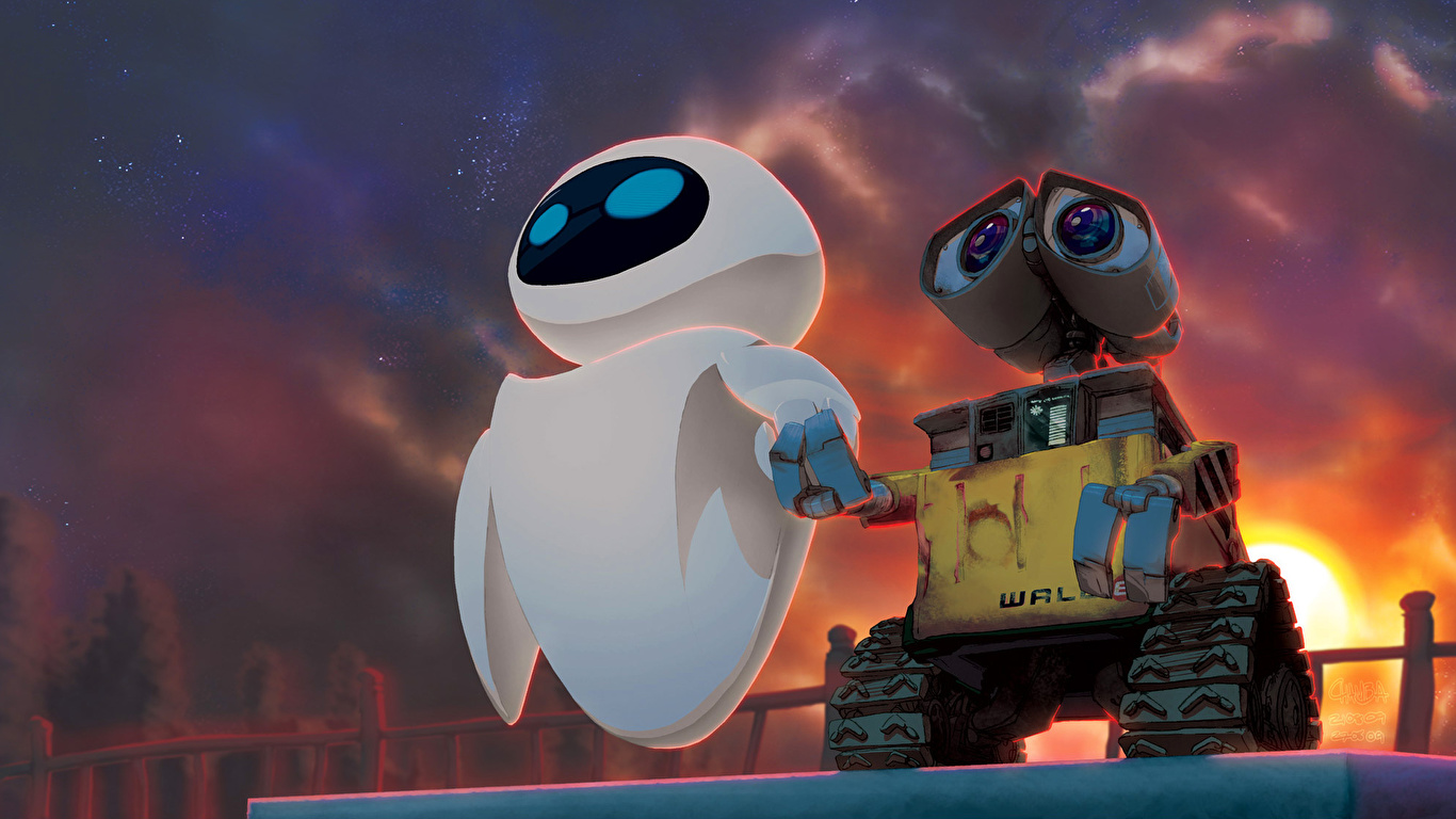 Picture WALL·E Cartoons 1366x768
