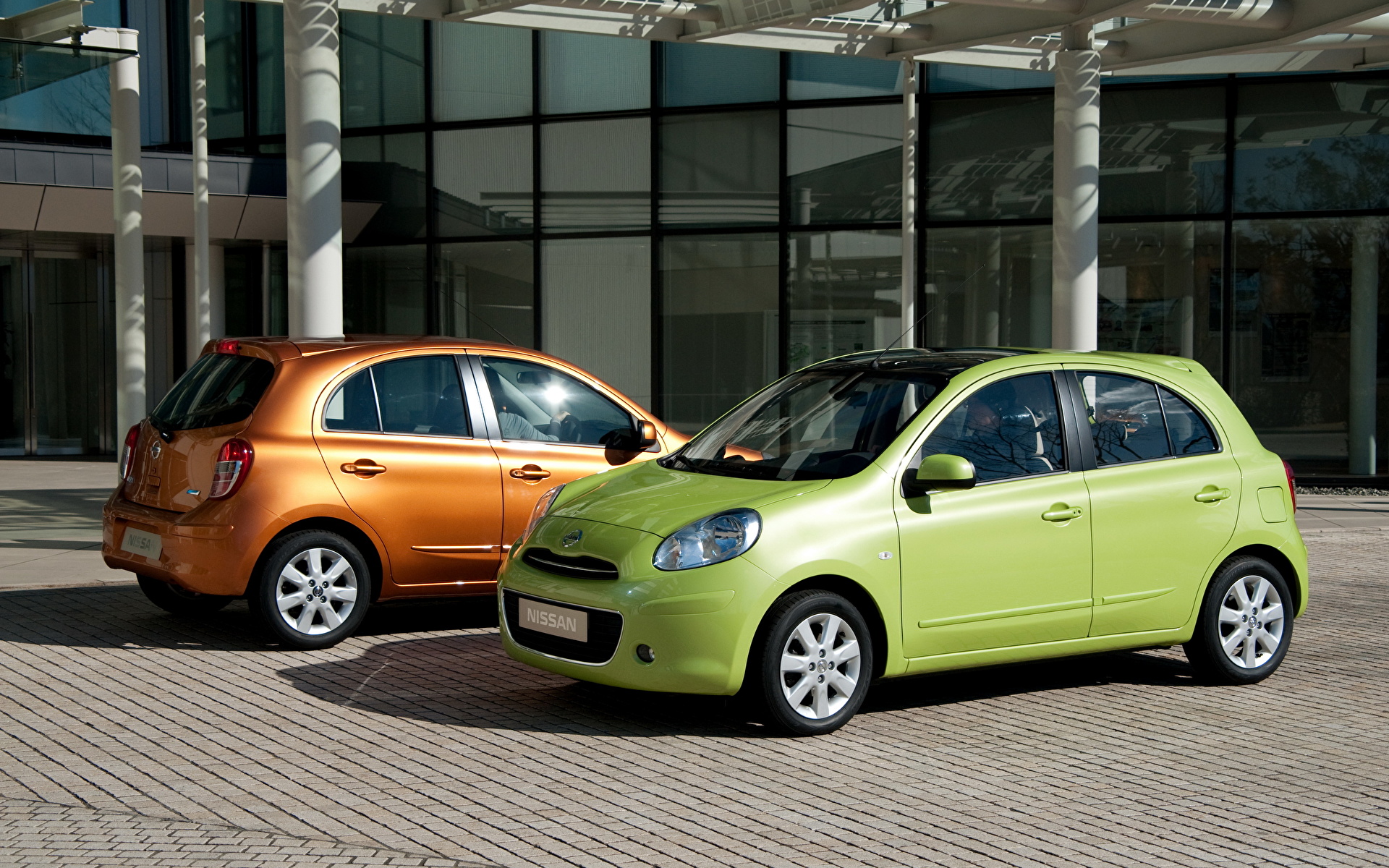 Картинки Nissan 2010 Micra машины 1920x1200