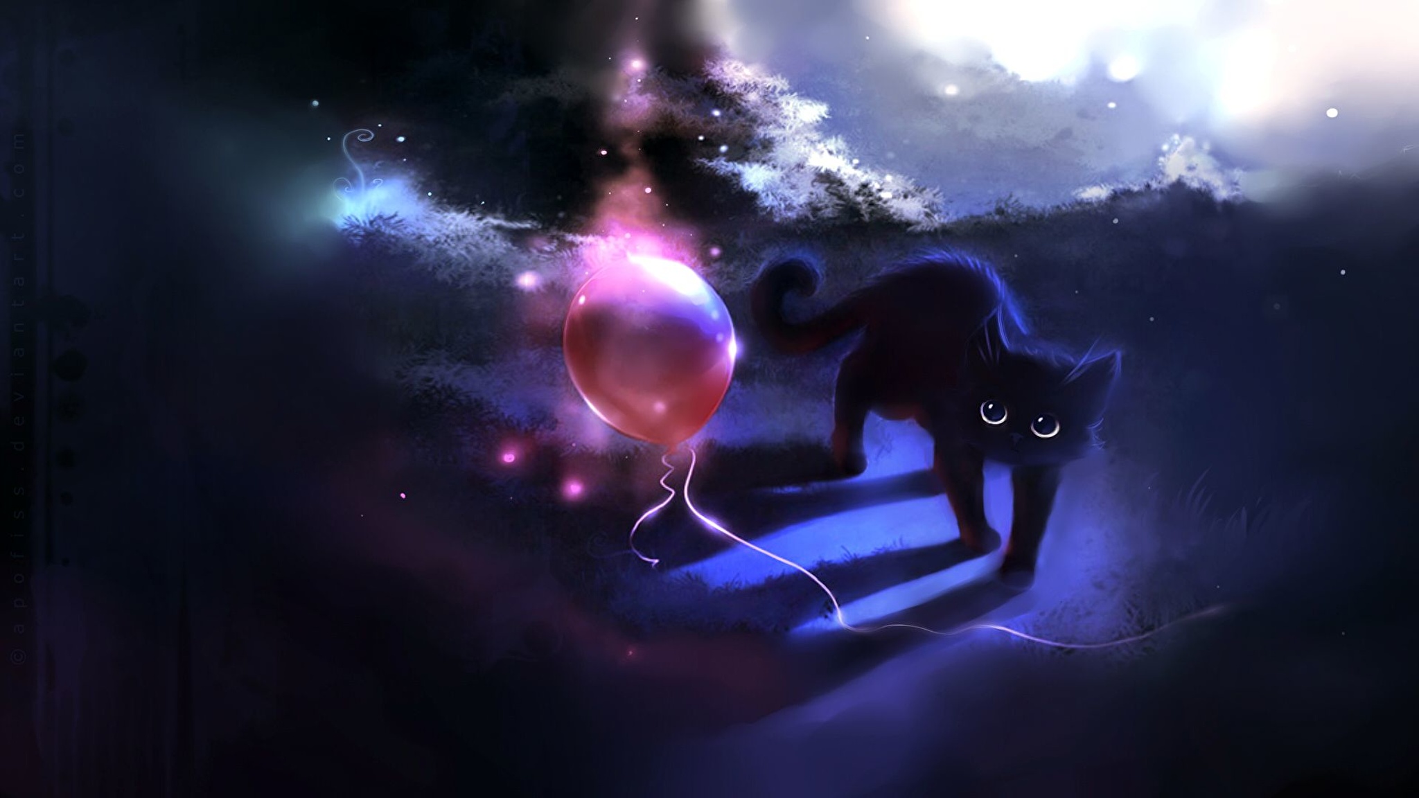 Кот нэп фиолетовый. Кошки арты. Волшебные кошки. Фэнтези кошки. Чёрный кот арт.