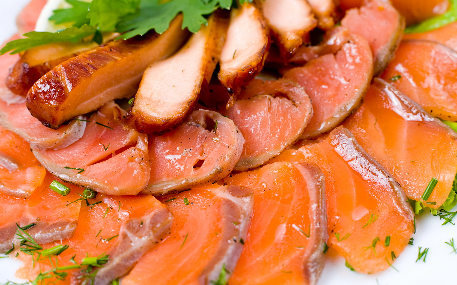 Photo Food Fish - Food Salmon Seafoods 1920x1200