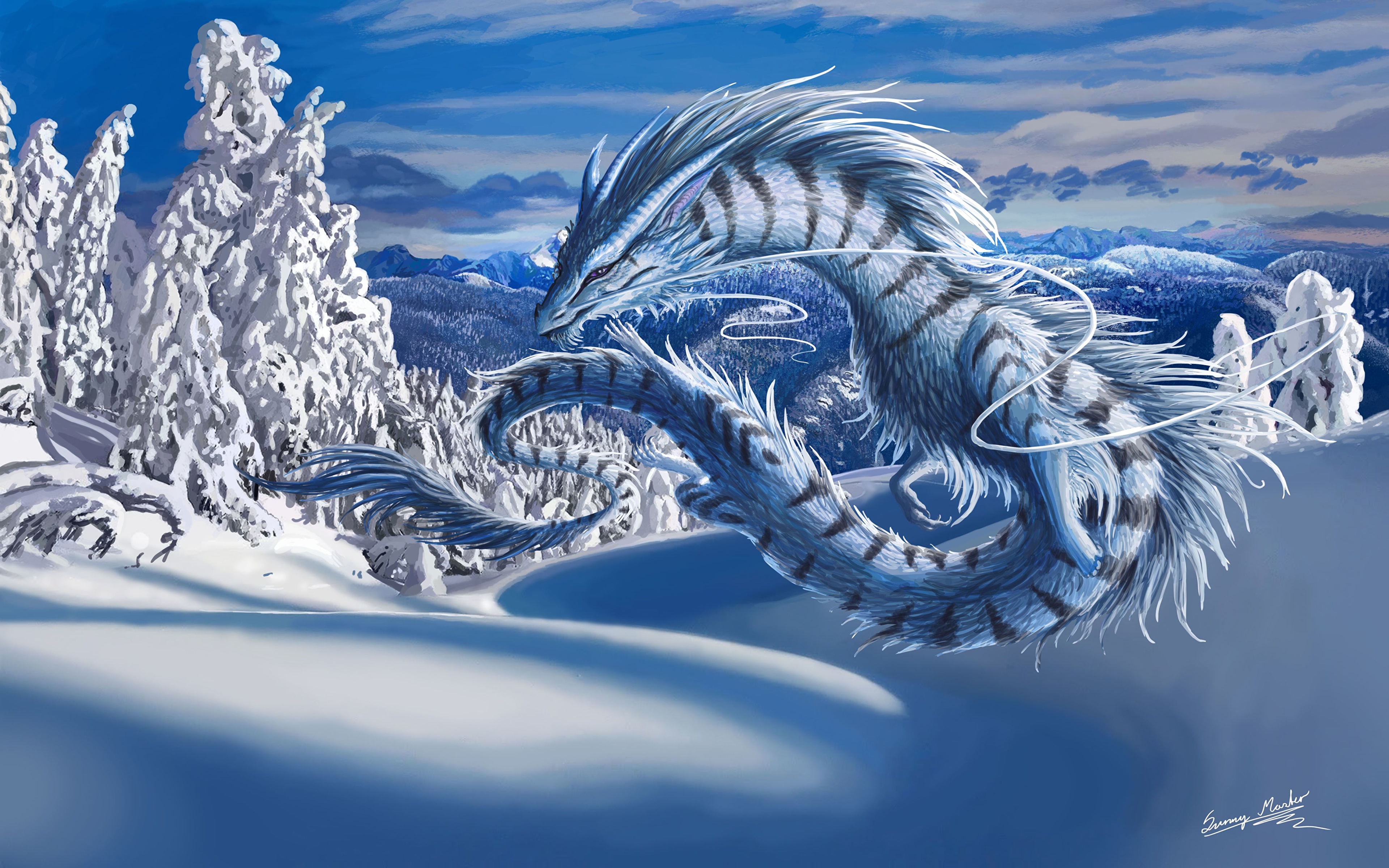 Картинка дракон обои. Клаут дракон севера. Рюдзин дракон. Инлун китайский дракон. Медиум–ледяной дракон.