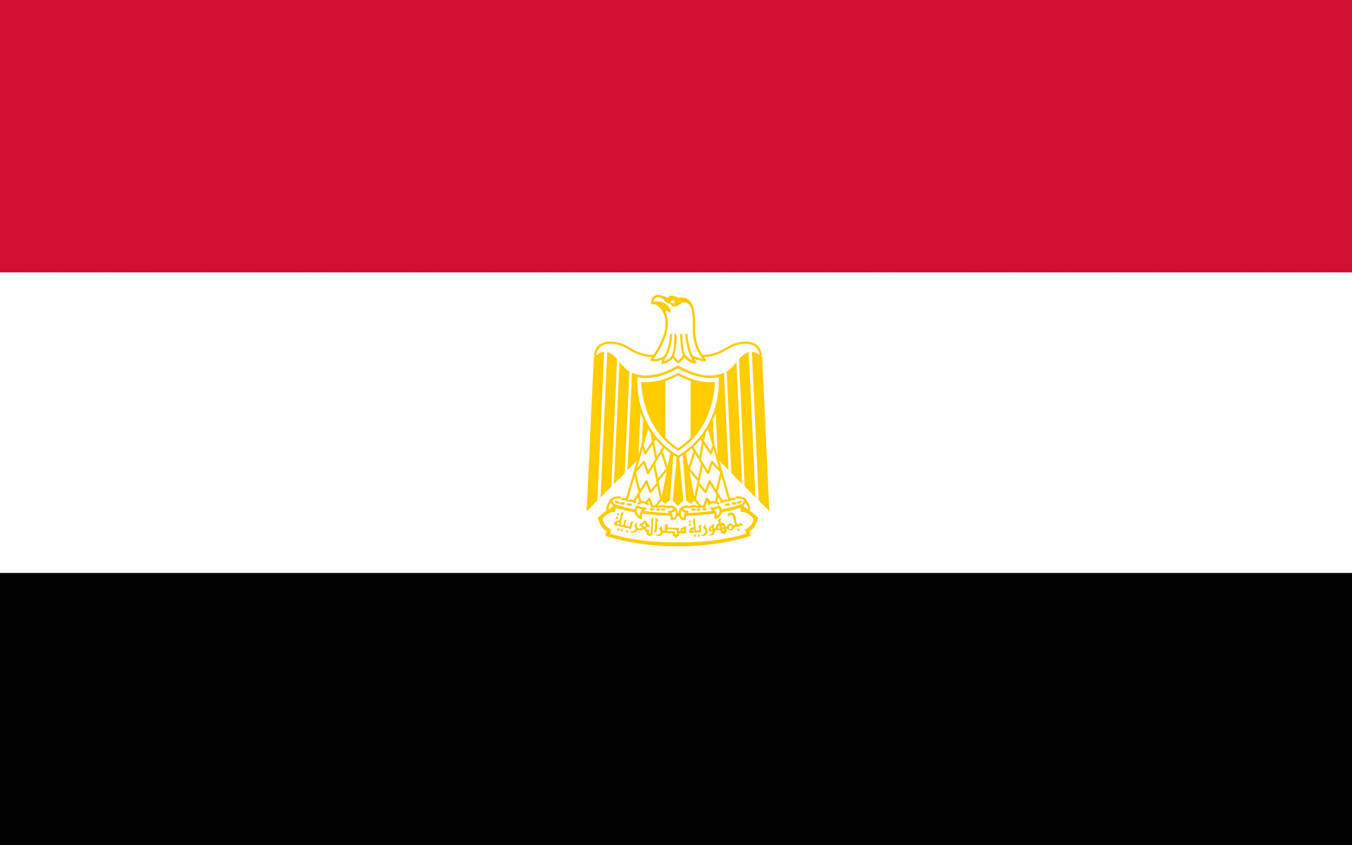 Wallpaper Egypt Flag Stripes 1920x1200