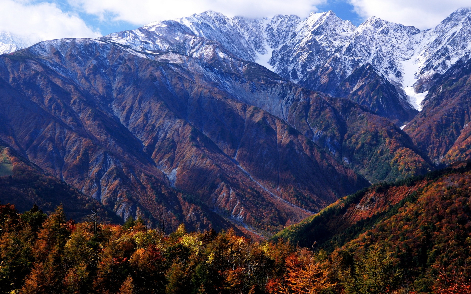 壁紙 19x10 山 日本 風景写真 Nagano 自然 ダウンロード 写真