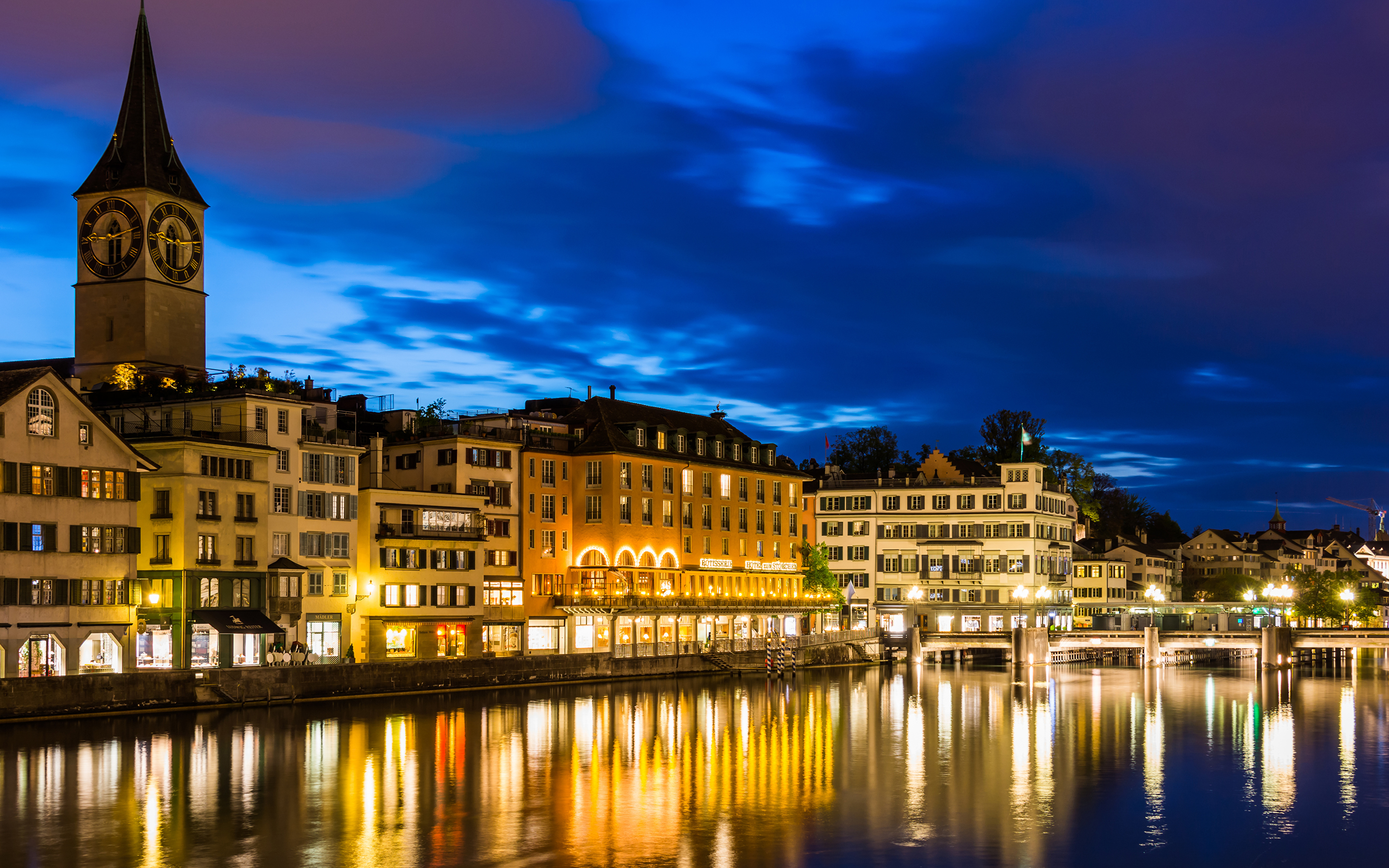 zurich places to visit at night