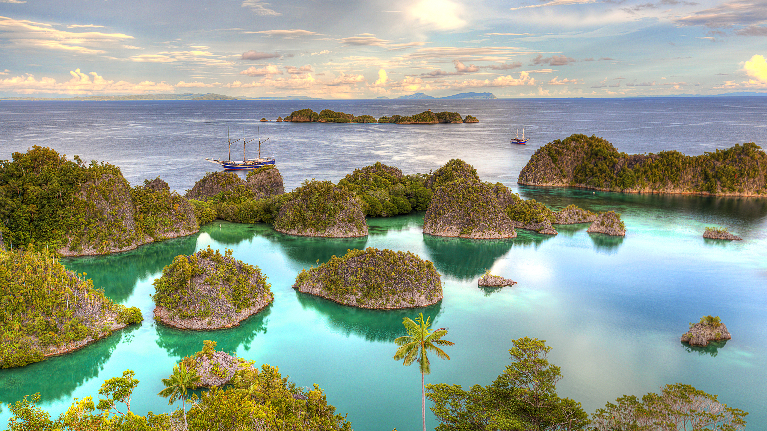 Desktop Hintergrundbilder Indonesien  Meer Natur Insel 