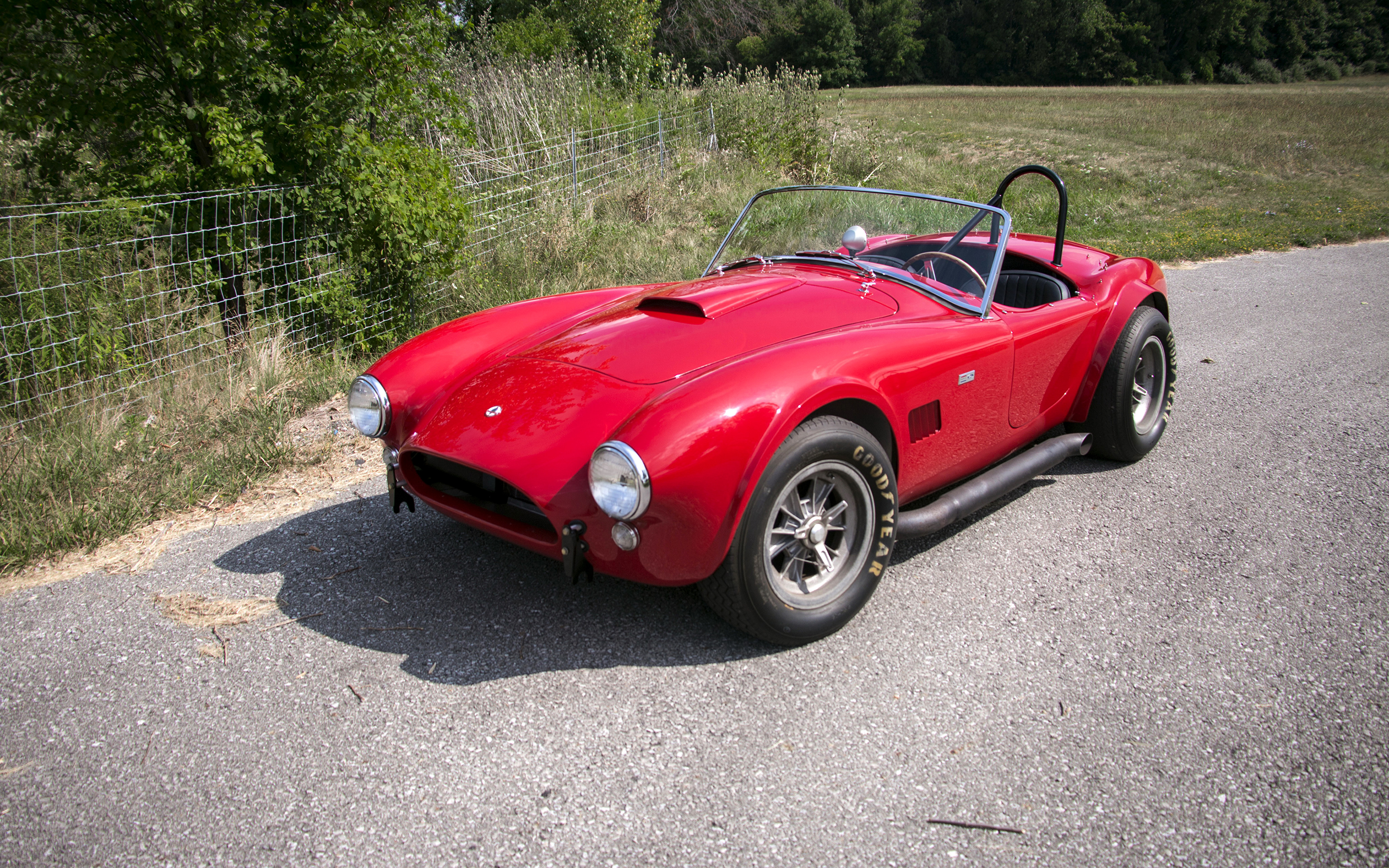 Pictures Ssc 1964 Cobra 2 Cabriolet Red Retro Cars 3840x2400