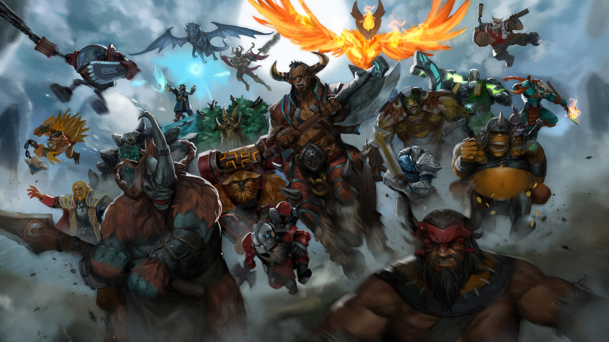 Dota 2 fight