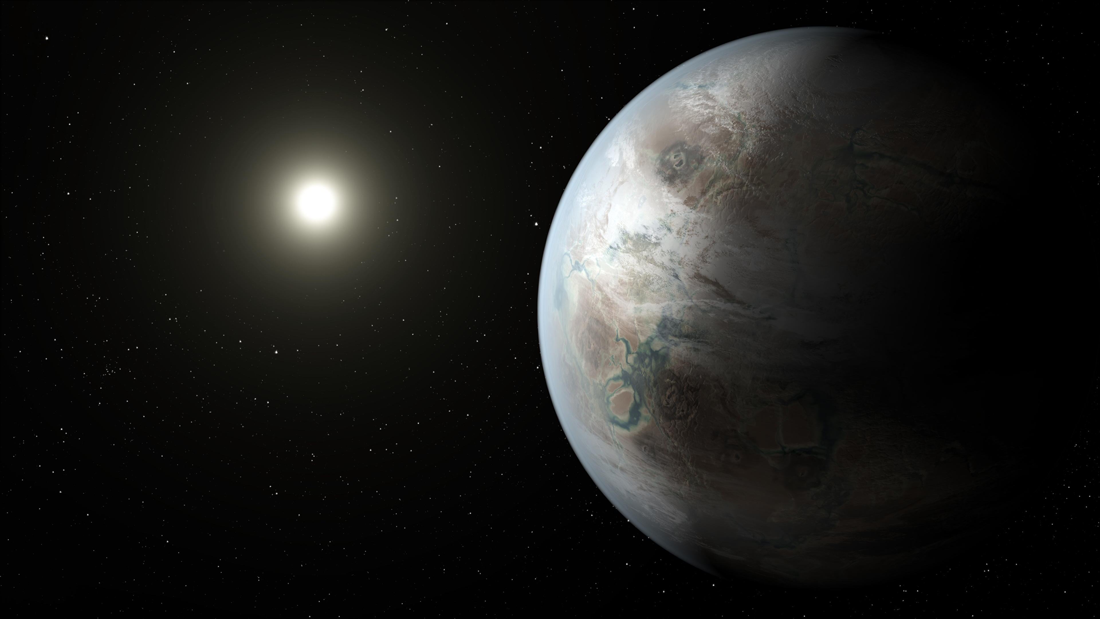 壁紙 3840x2160 惑星 Kepler 452b Nasa 宇宙空間 3dグラフィックス ダウンロード 写真