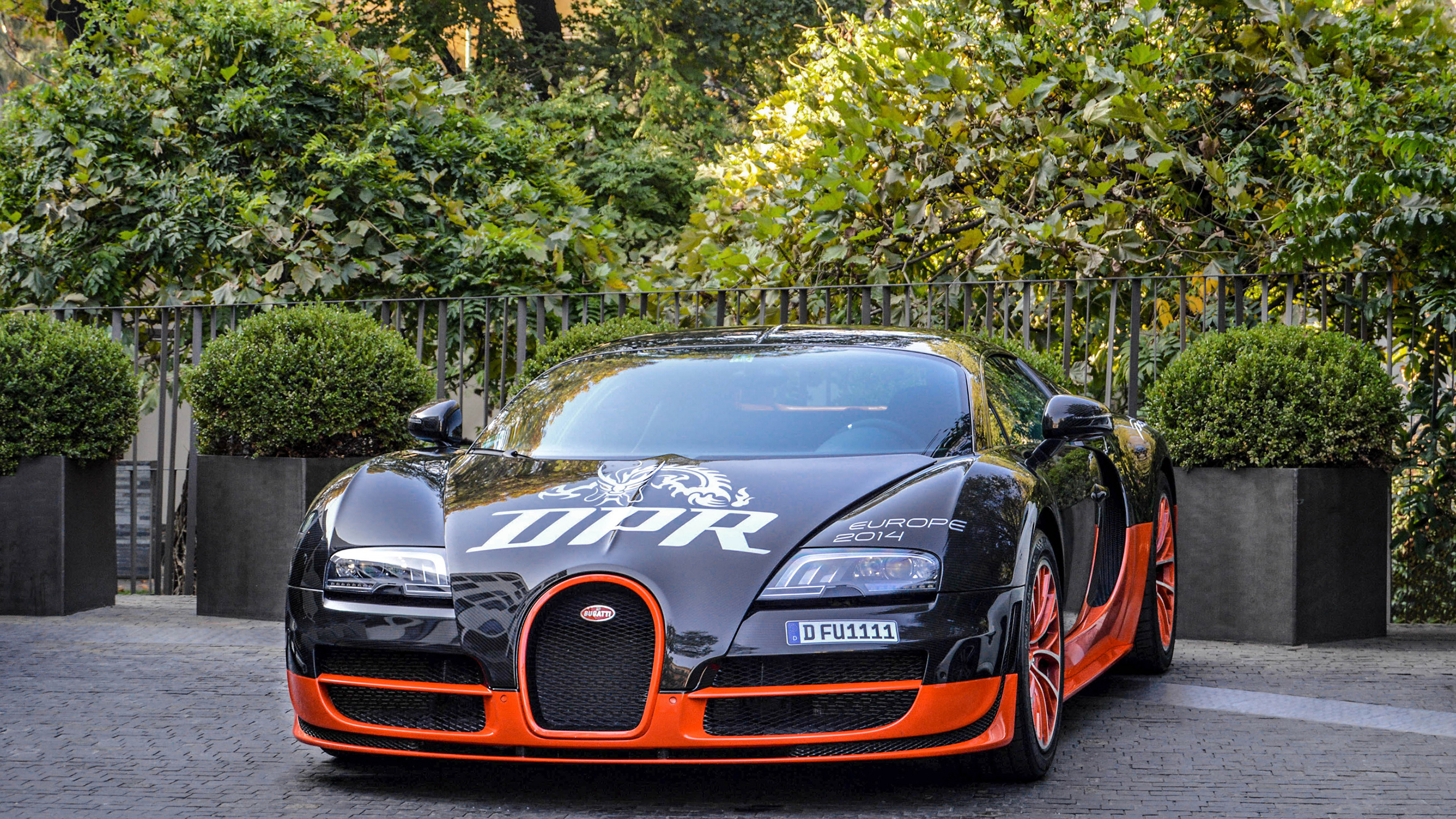 Фотографии BUGATTI Тюнинг 2014 Veyron Спереди Металлик 3840x2160