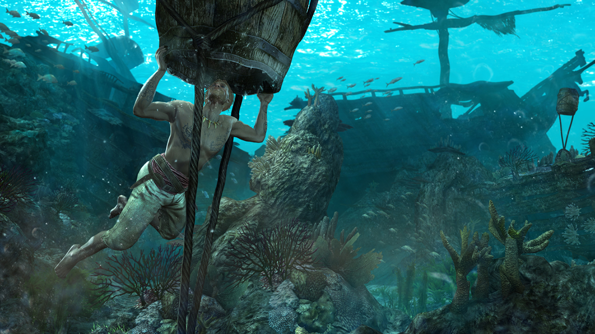 Погрузиться в мир игры. Затонувший корабль Assassins Creed 4. Ассасин Крид 4 подводный мир. Assassin's Creed Black Flag. Ассасин Крид 4 затонувшие корабли.