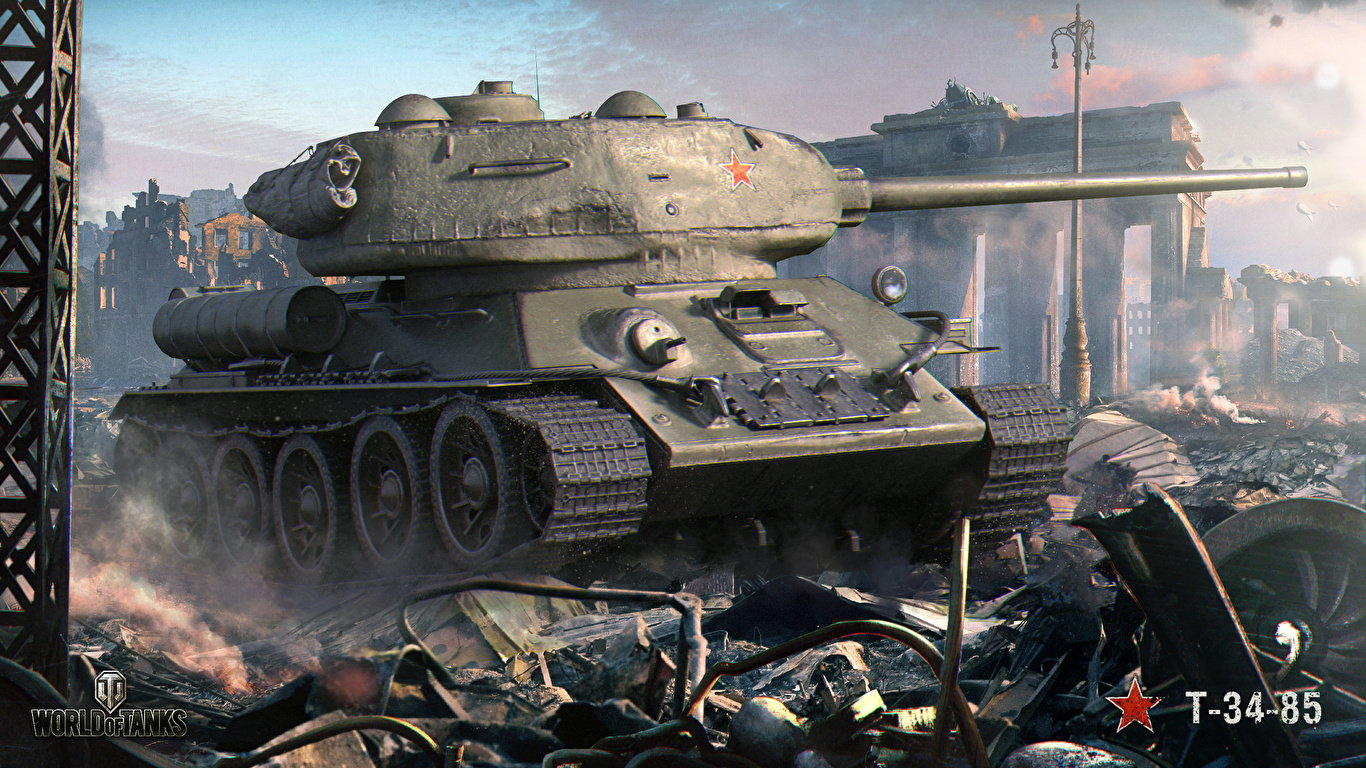 Image Wot T 34 Tank T 34 85 Games 1366x768