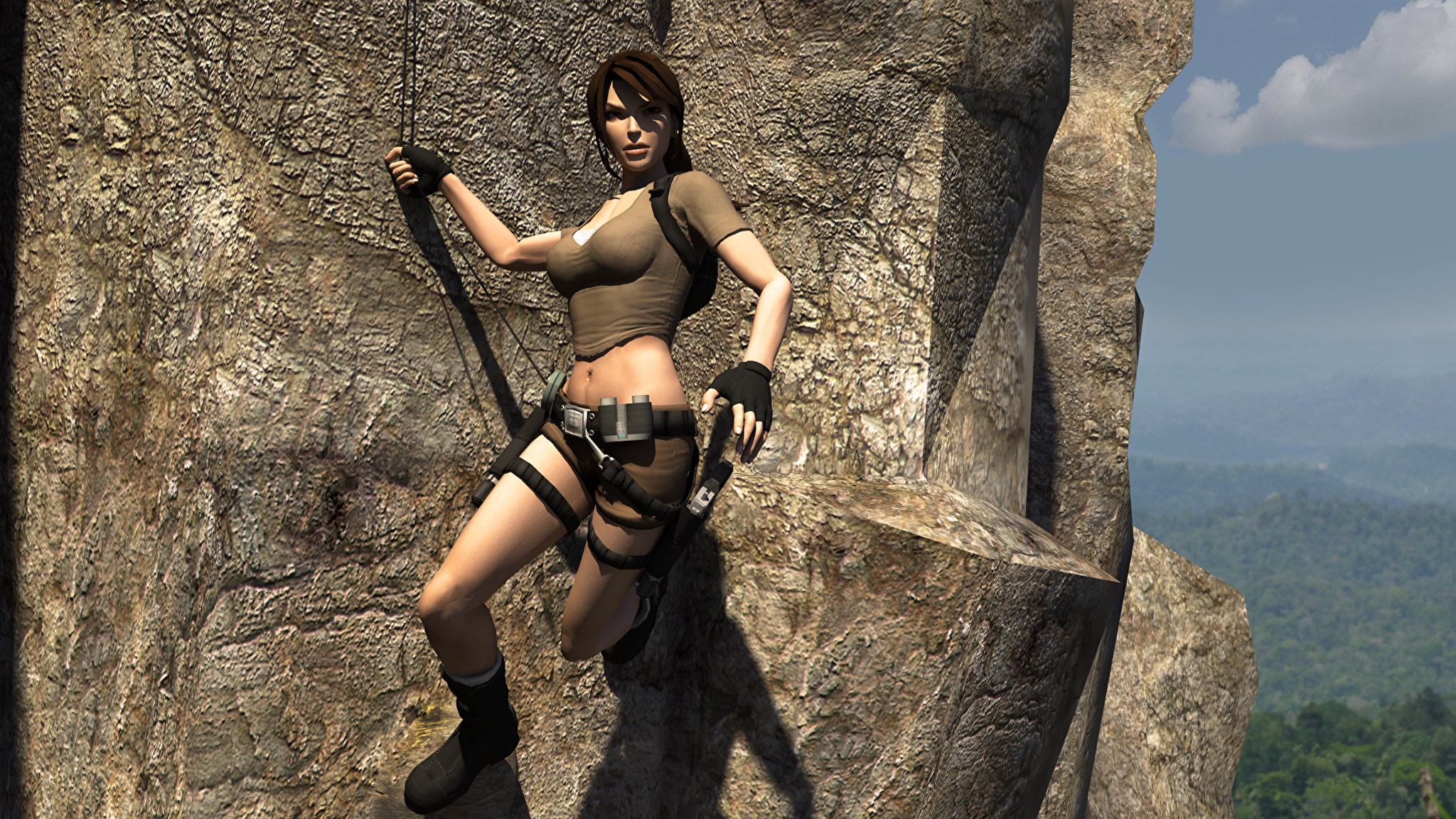 Lara croft animation 3d