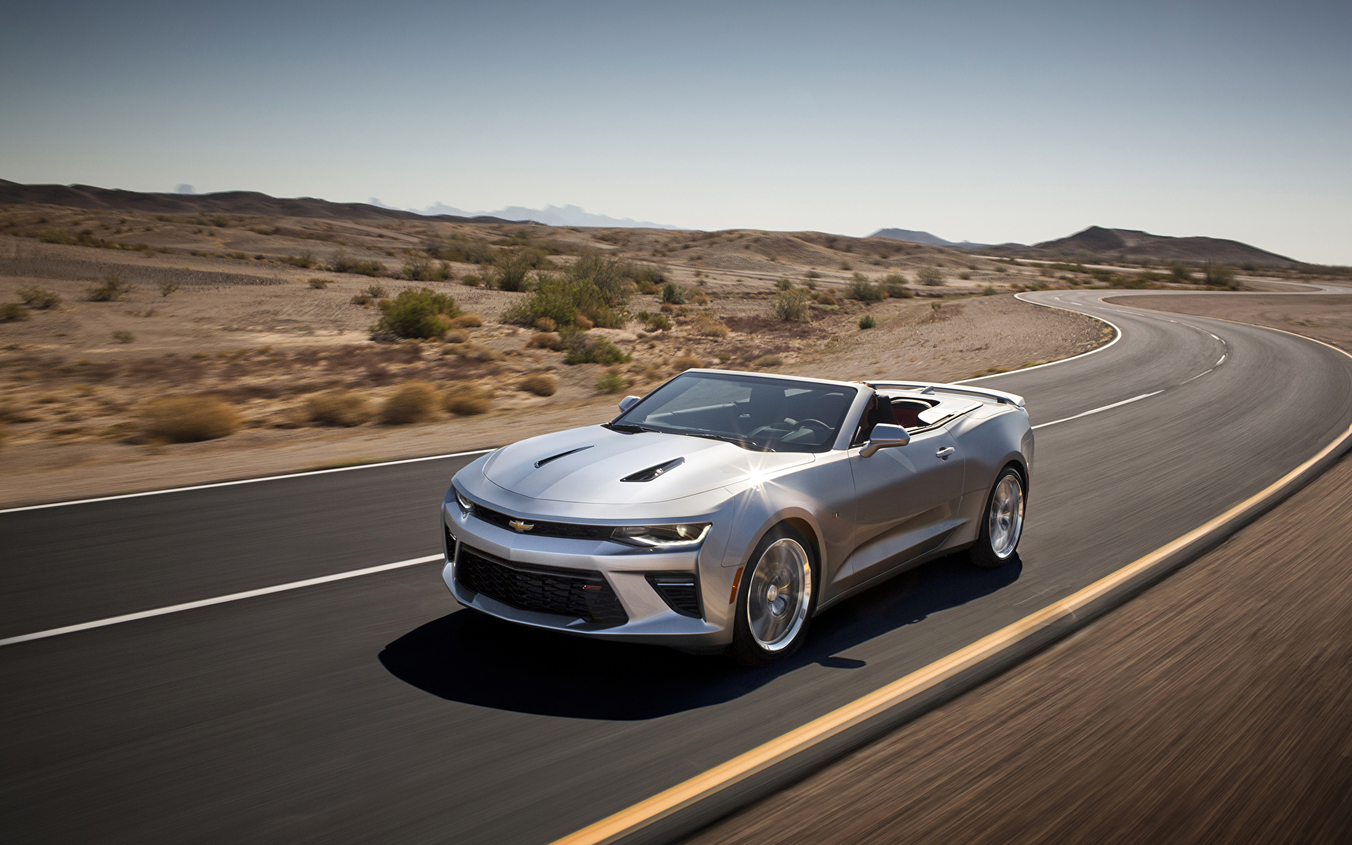 Фото Chevrolet 2016 Camaro convertible Кабриолет 1920x1200