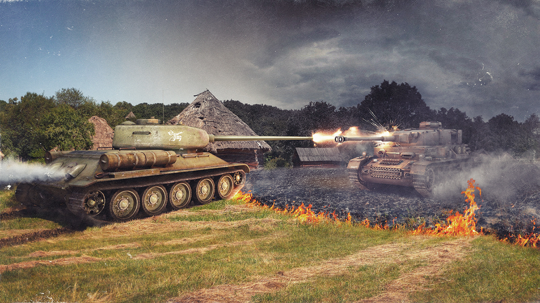 Утро танк. World of Tanks т-34-85. Ворлд оф танк т34 в бою. Танки World of Tanks т 34 85. Танковое сражение ворд оф танкс.