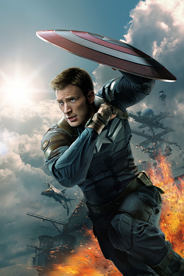 Pictures Captain America: The Winter Soldier Chris Evans 640x960