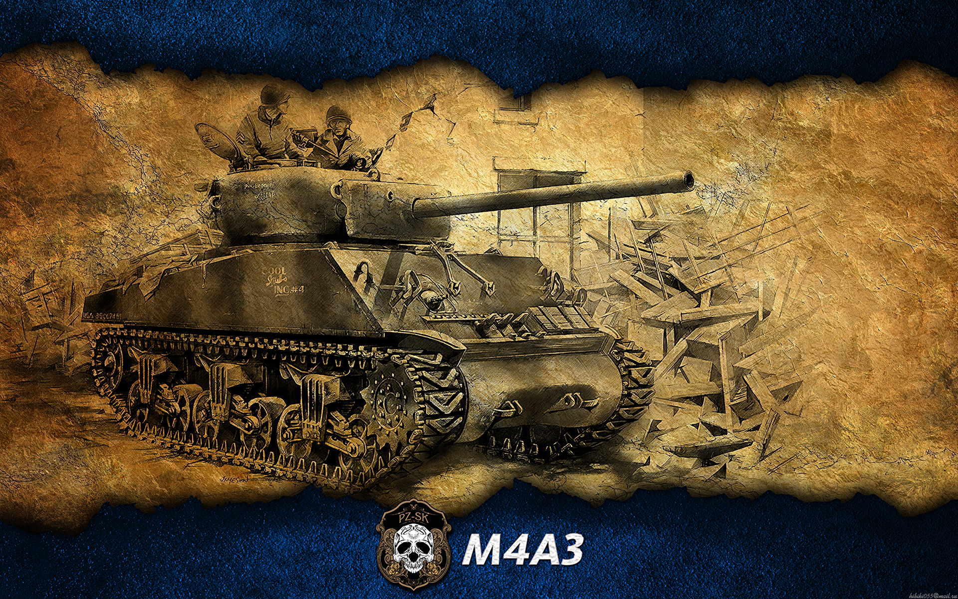 Фотографии World of Tanks Танки M4A3 Игры 1920x1200