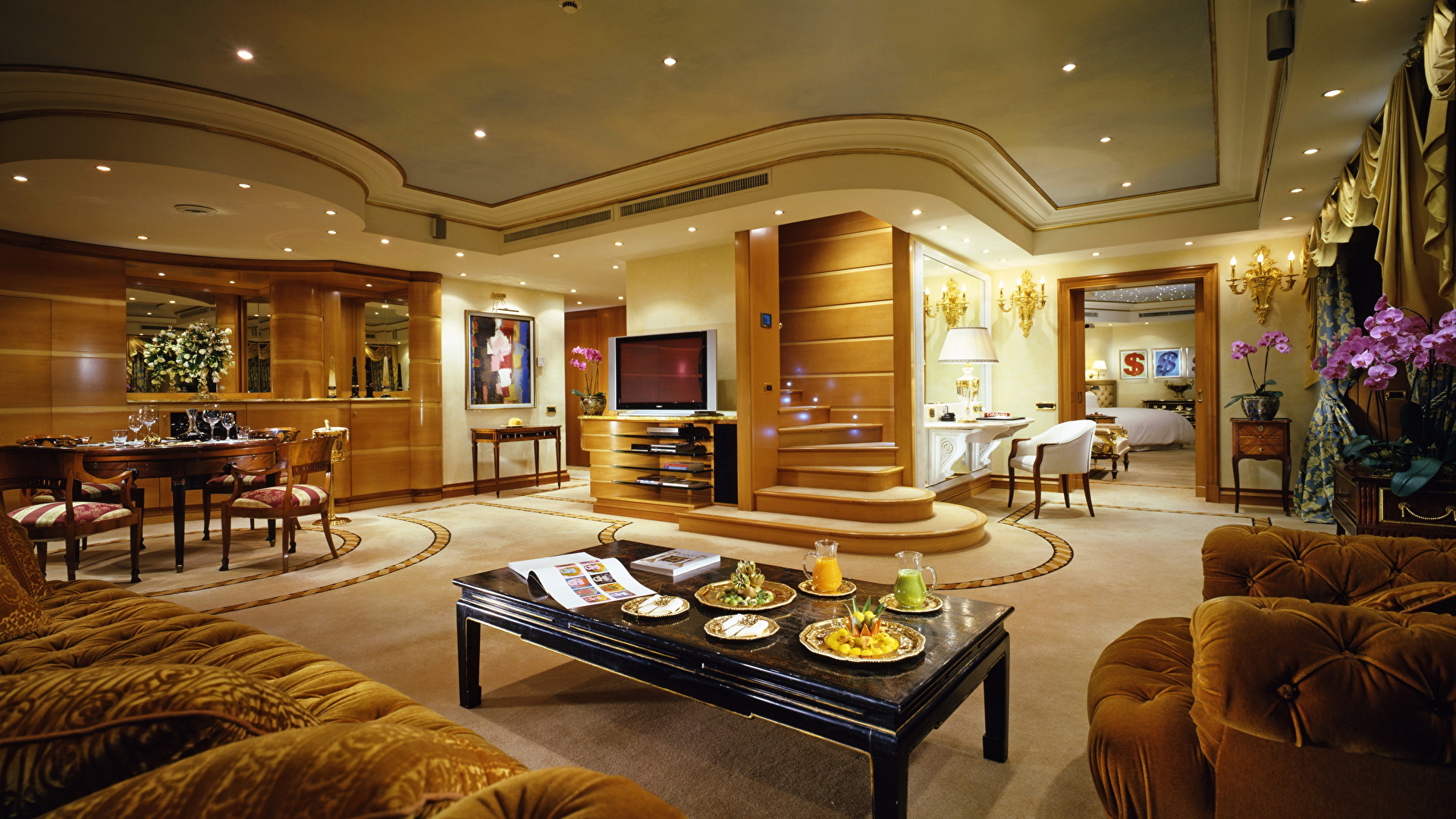 living room luxury ceiling design