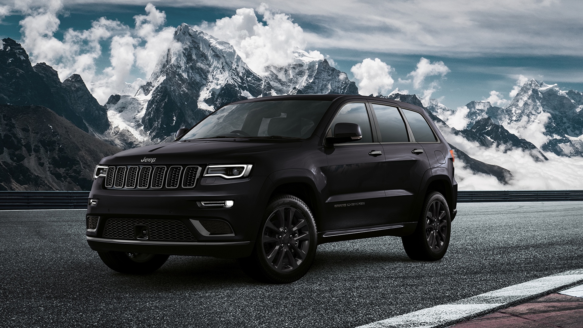 Обои для рабочего стола Джип Внедорожник Grand Cherokee S 1920x1080