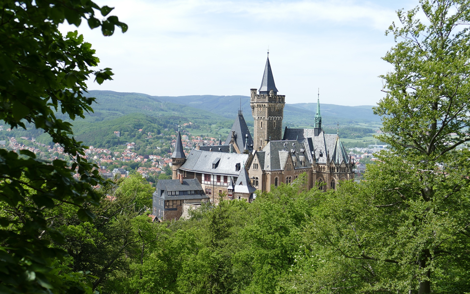 Photos Germany Wernigerode Castle, Wernigerode City, 1920x1200