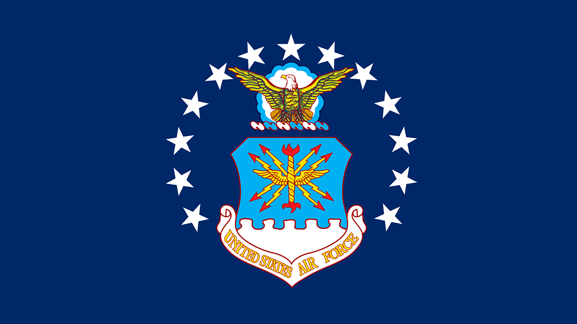 Photo USA Air Force Flag 1920x1080