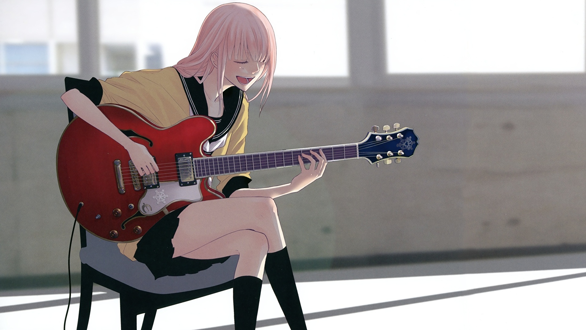 Electric Guitar - Musical Instrument - Zerochan Anime Image Board