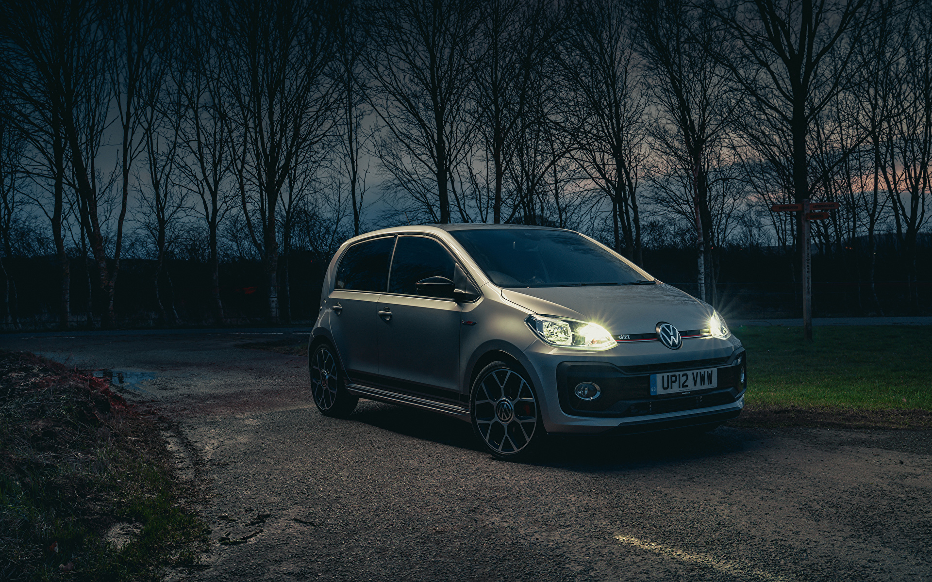 Picture 2020 Volkswagen up! GTI gray Cars 1920x1200 Grey auto automobile
